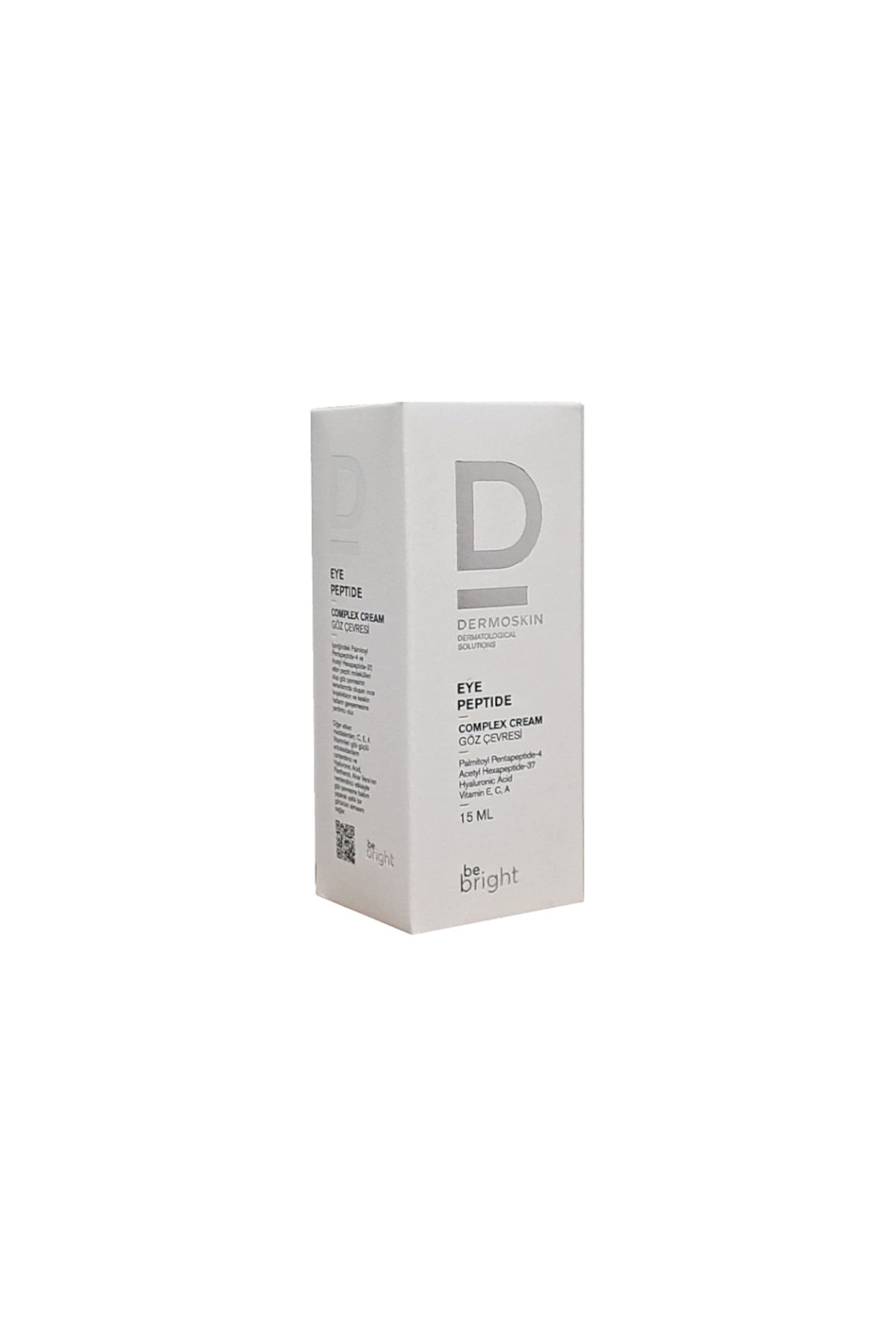 Dermoskin Be Bright Göz Çevresi Peptit Kompleks Krem 15 ml - Kırışıklıkları ve İnce Çizgileri Hafifletir