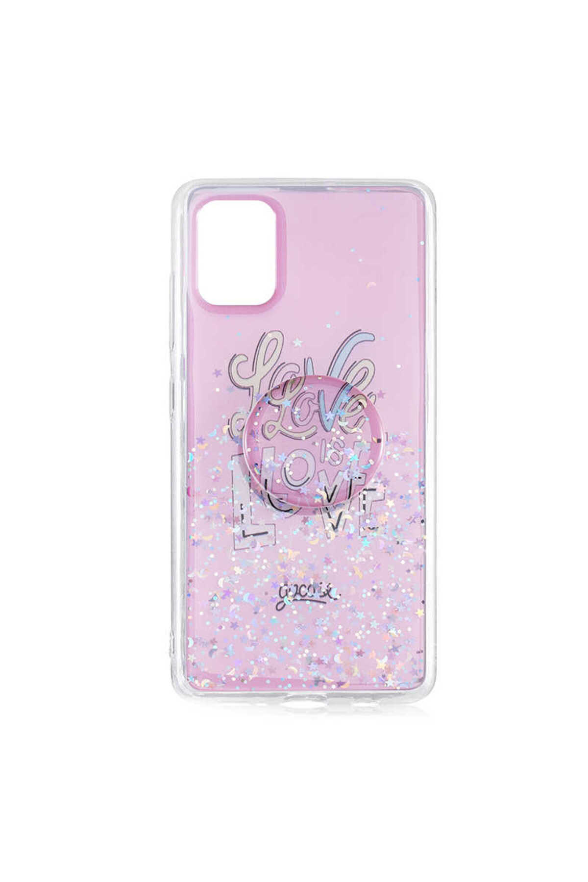Galaxy A81 (Note 10 Lite) Case Pop Socket Color Valet Silicone