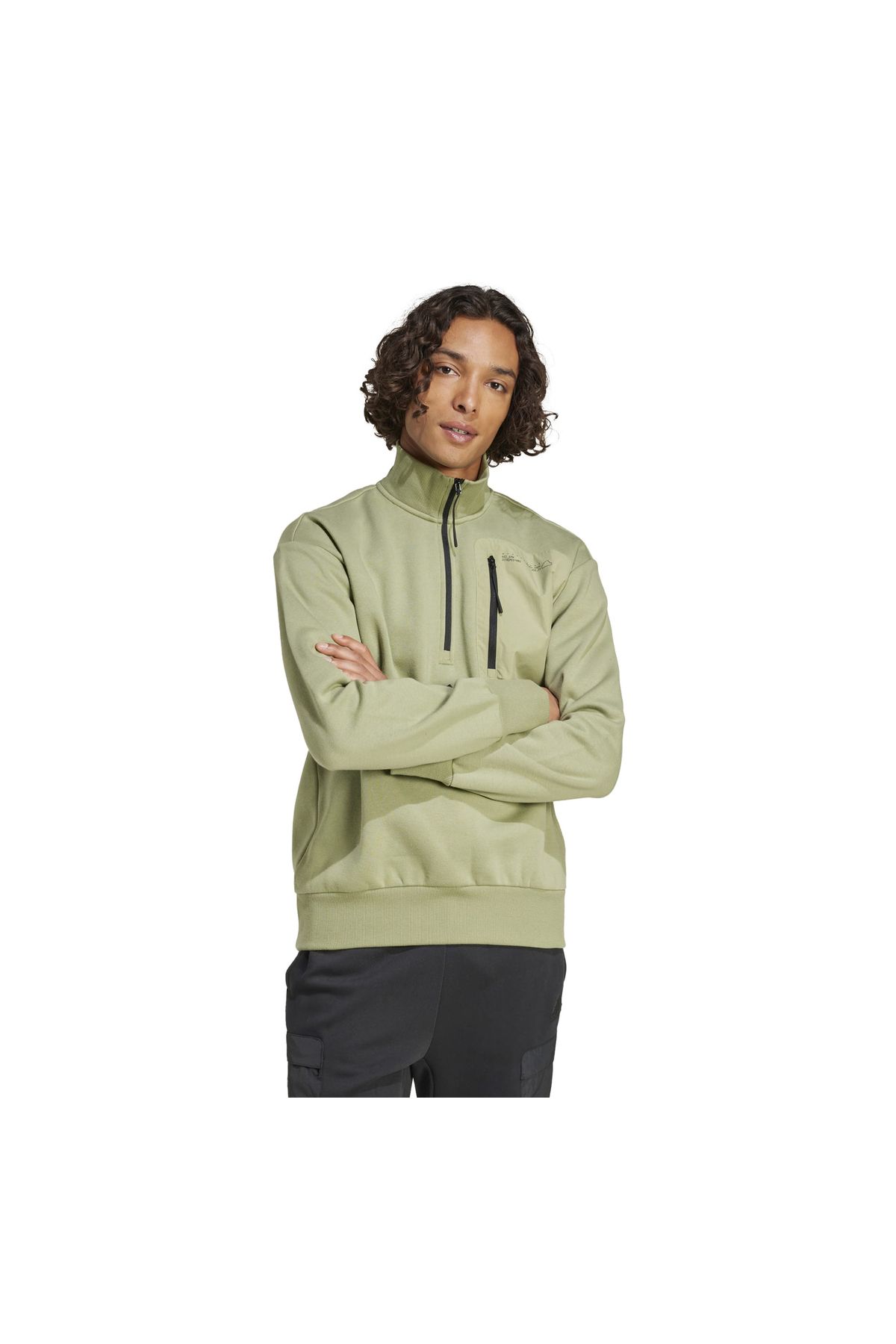 adidas-Hanorac City Escape Fleece cu jumătate de fermoar 1