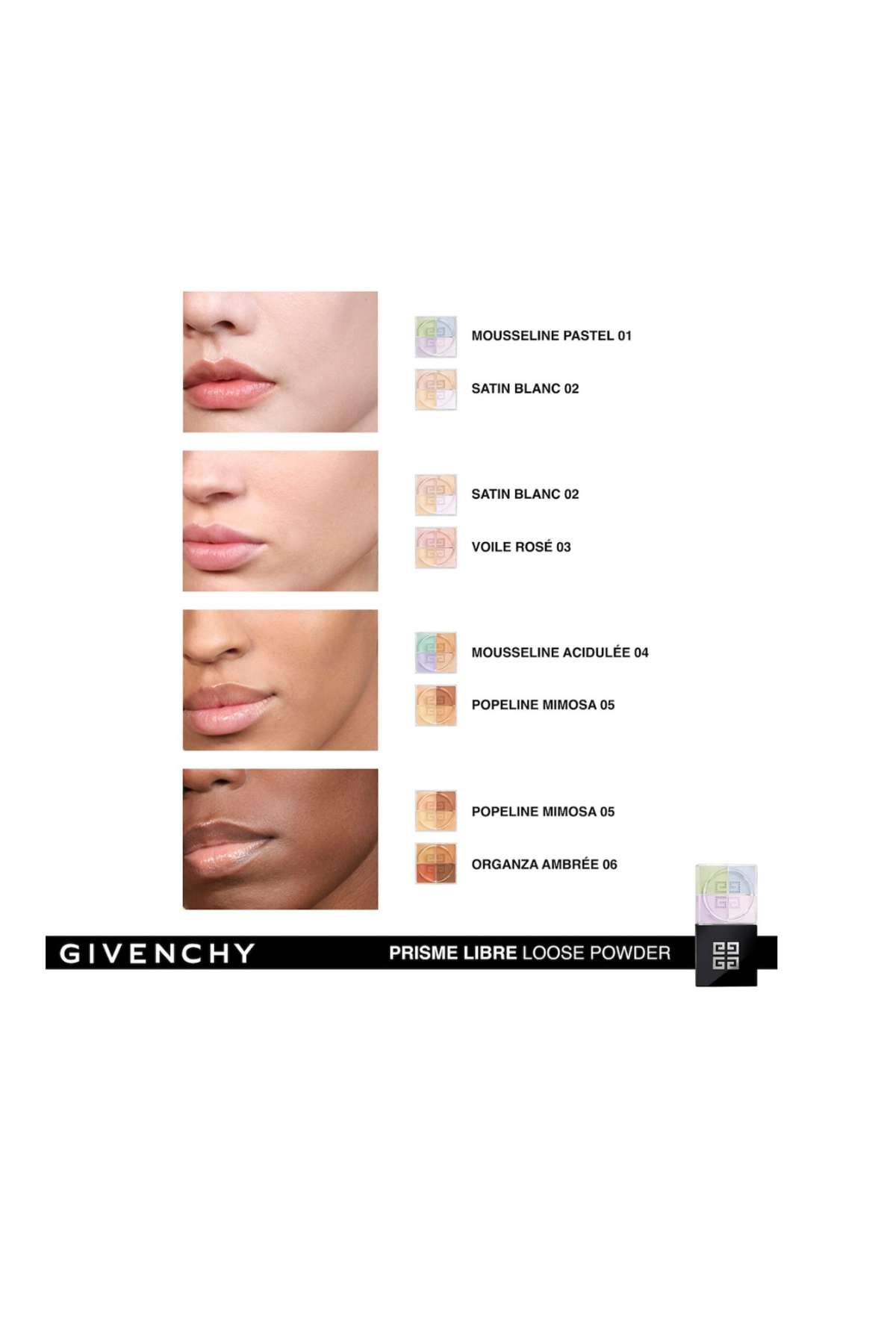 Givenchy-Prisme Libre 02 Satin Blanc - Mattifying and Brightening Powder 2
