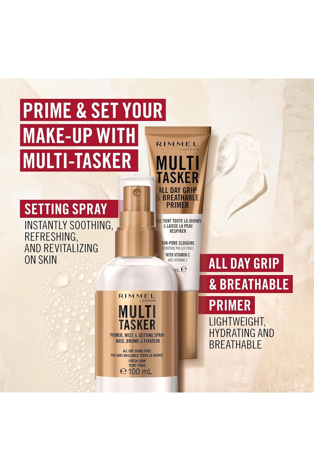 Rimmel-Multi-Tasker Wake Me Up Concealer & Foundation - 100 - Mocha, 20ml 7