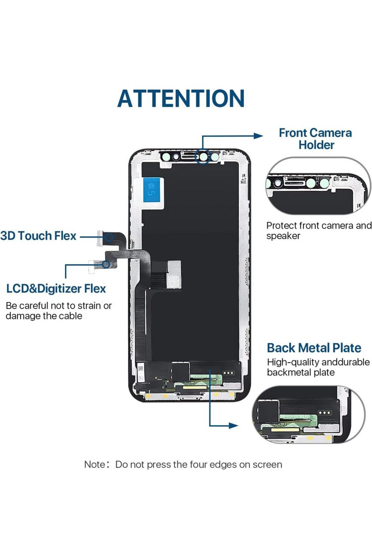 Choice-Oled X Oled Pantalla For Iphone X Lcd Display Touch Screen Digitizer Assembly For Iphone X Lcd Repla 2