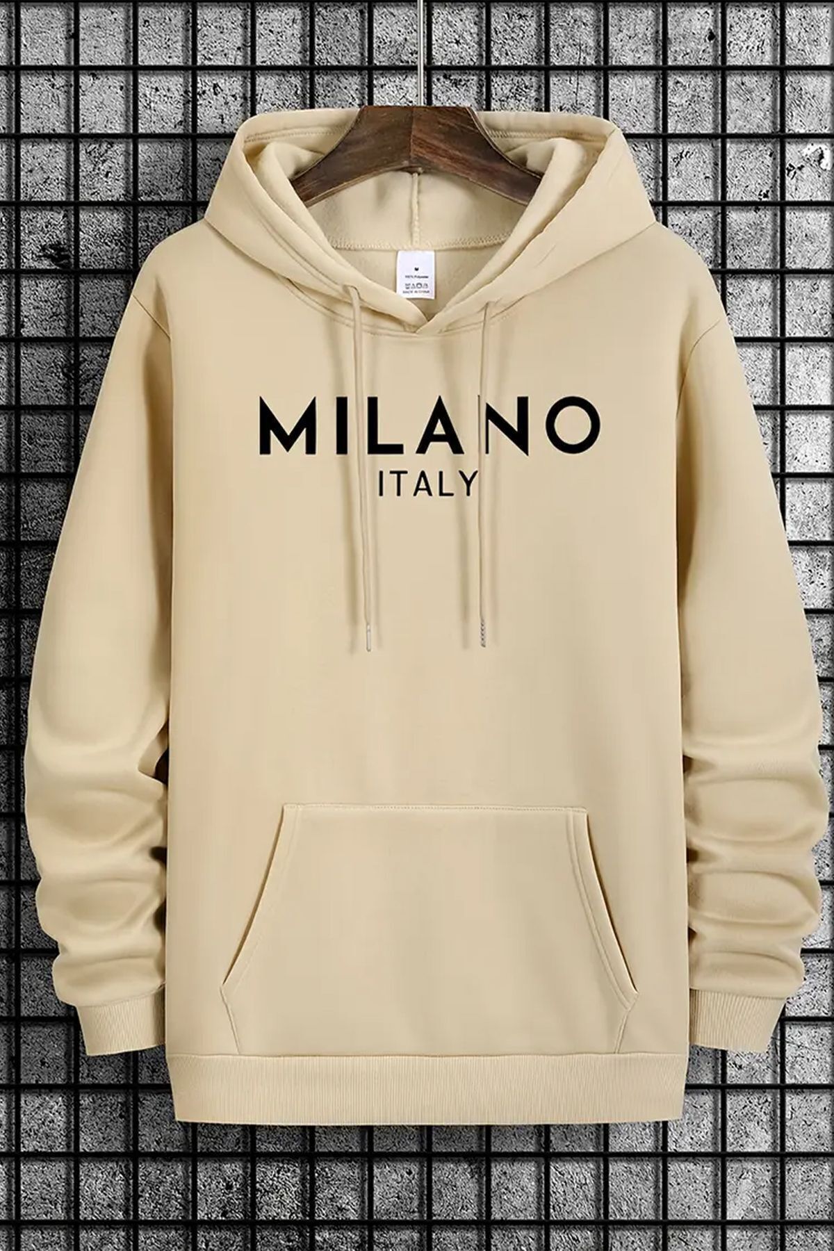 Moda Glo Milano Baskılı Oversize Sweatshirt