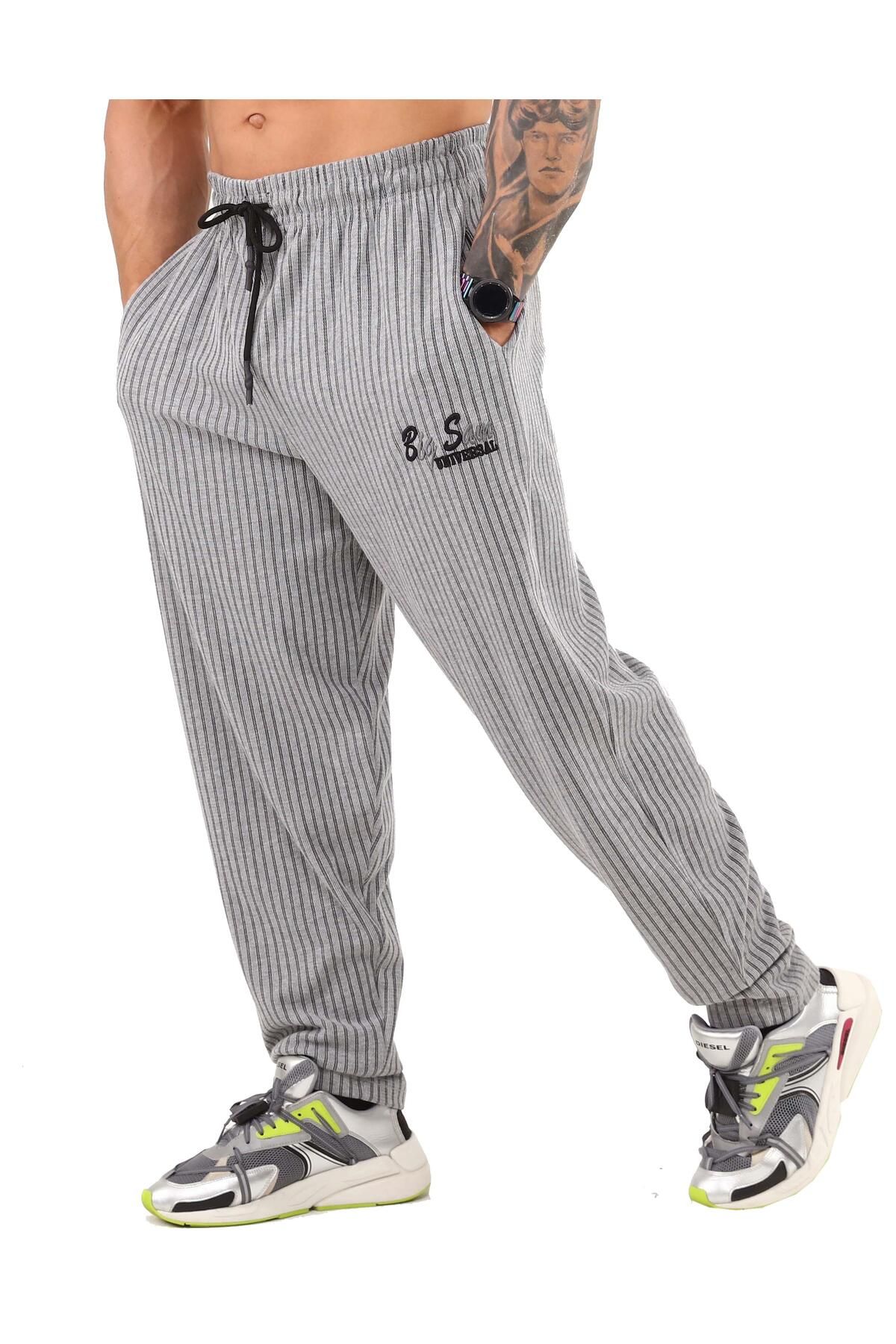 Big Sam-Striped Body Trousers Sweatpants 1225 1