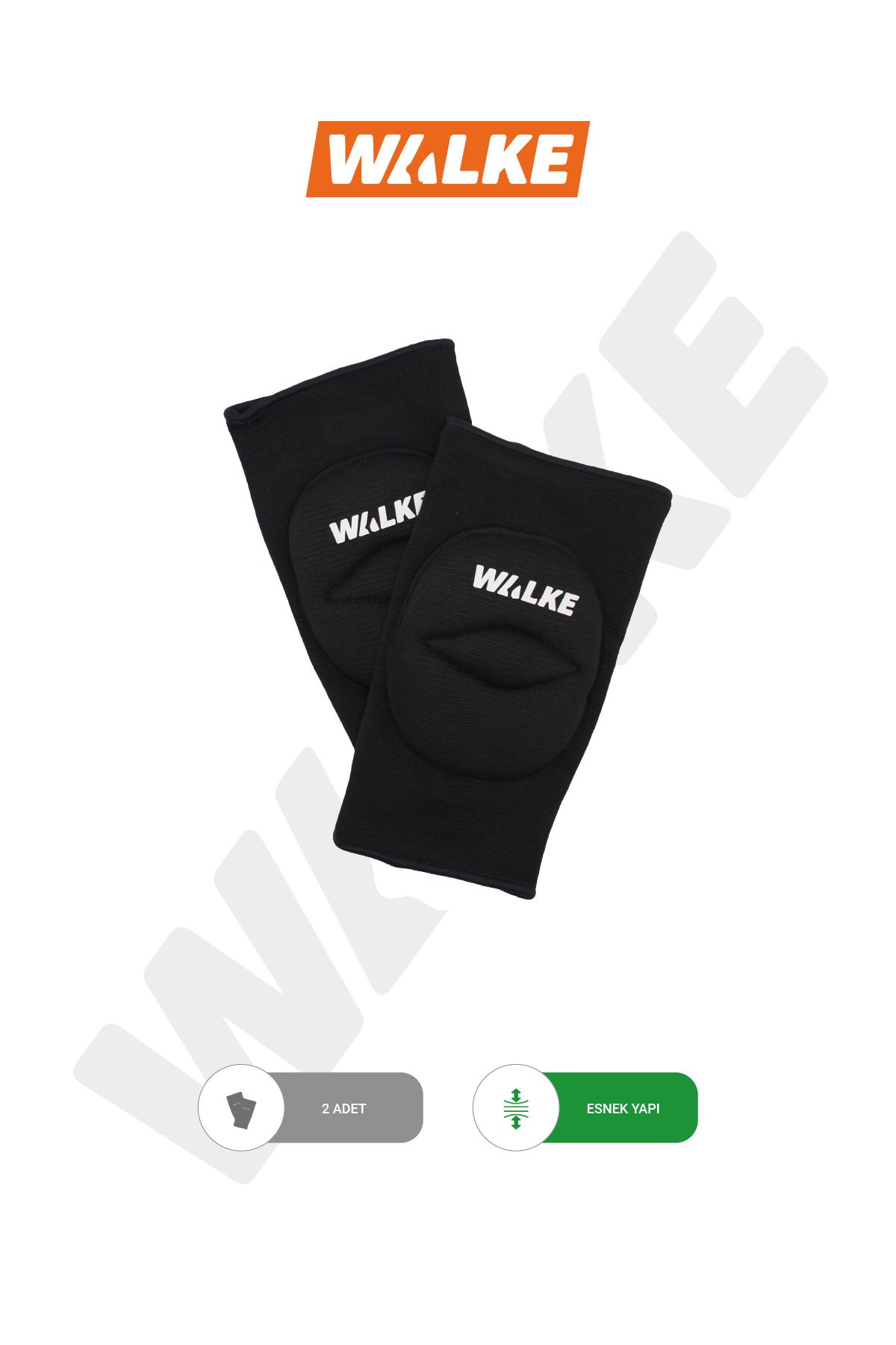 Walke-Deluxe Unisex Volleyball Shin Guard (Pair) 1