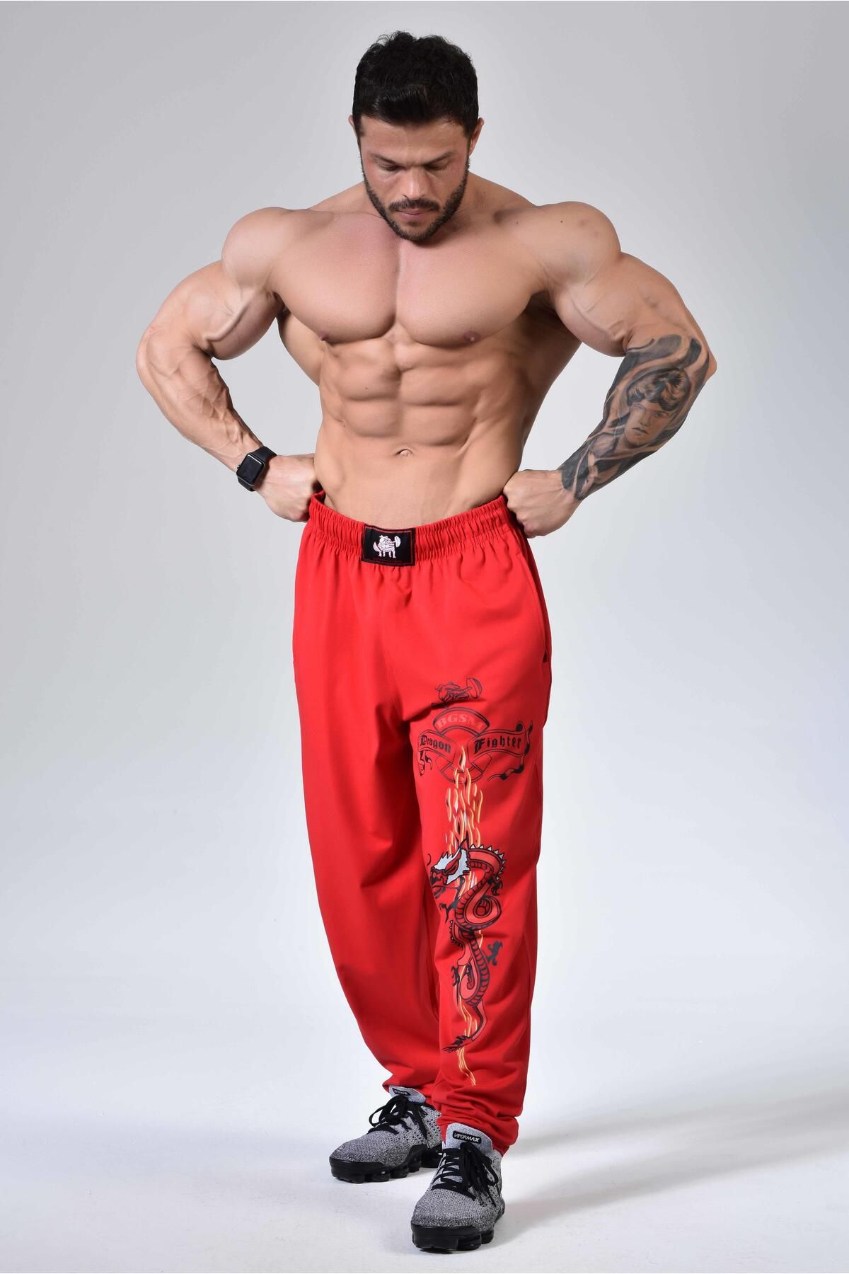 Big Sam-Dragon Body Pants Big Sam 1274 - Loose Fit Sweatpants 3