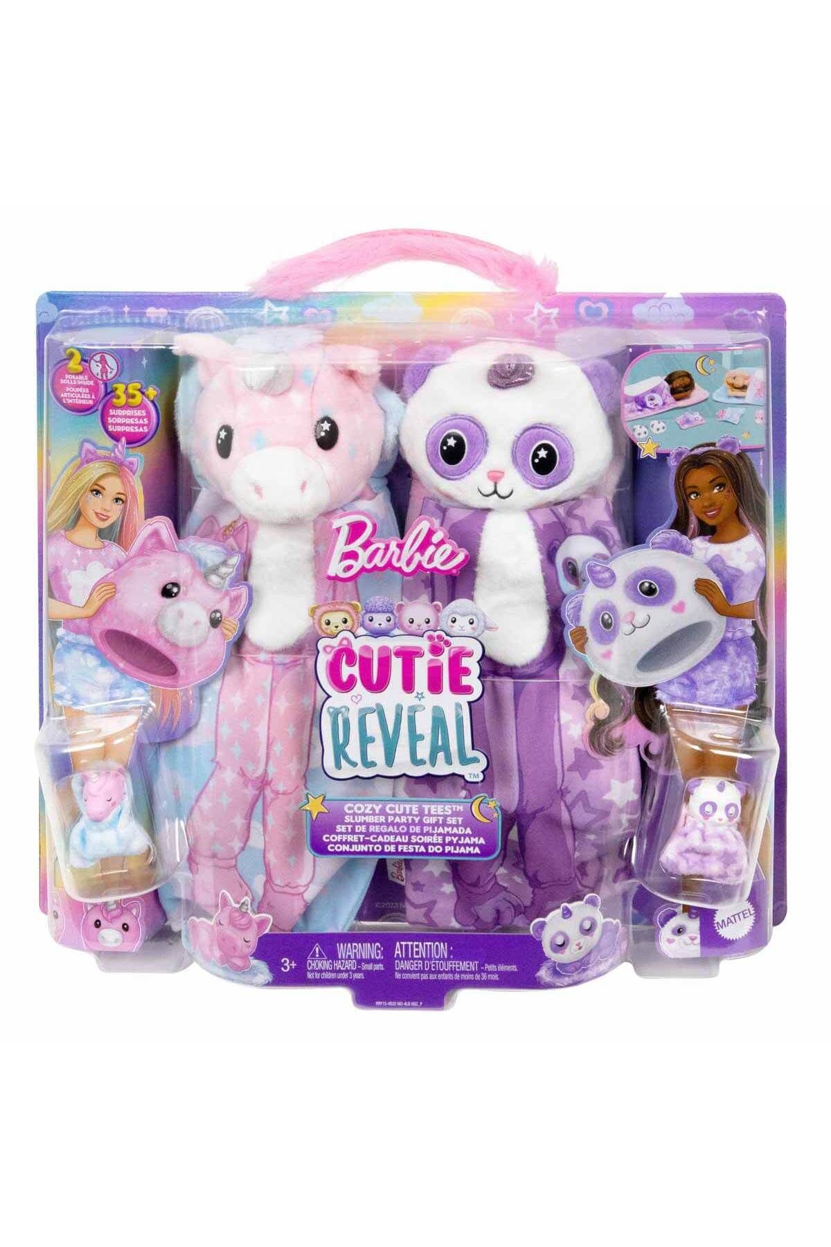 mattel Oyuncak Barbie Cutie Reveal Pijama Partisi İkili Set HRY15
