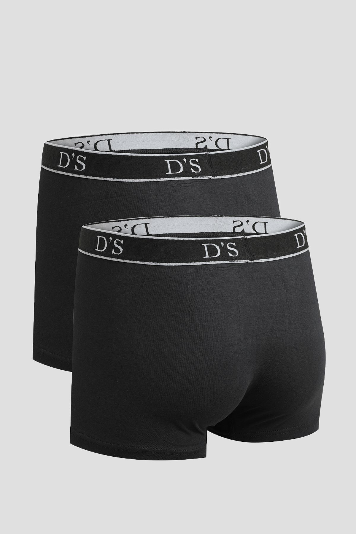 D'S Damat-Ds Damat Black 100% bumbac Set boxer 2 piese 4