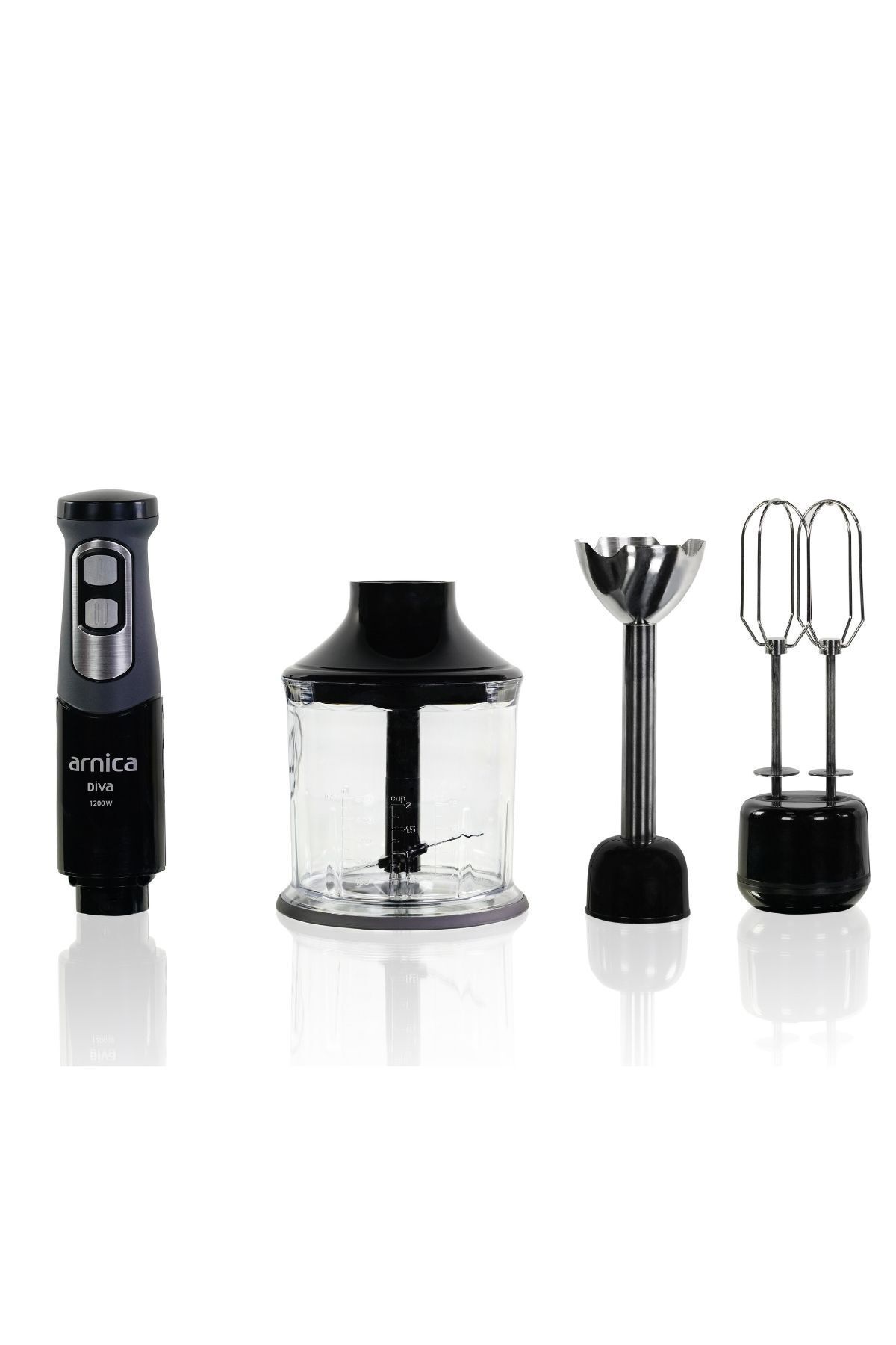 Arnica Diva GH21595 El Blender Seti Siyah-3