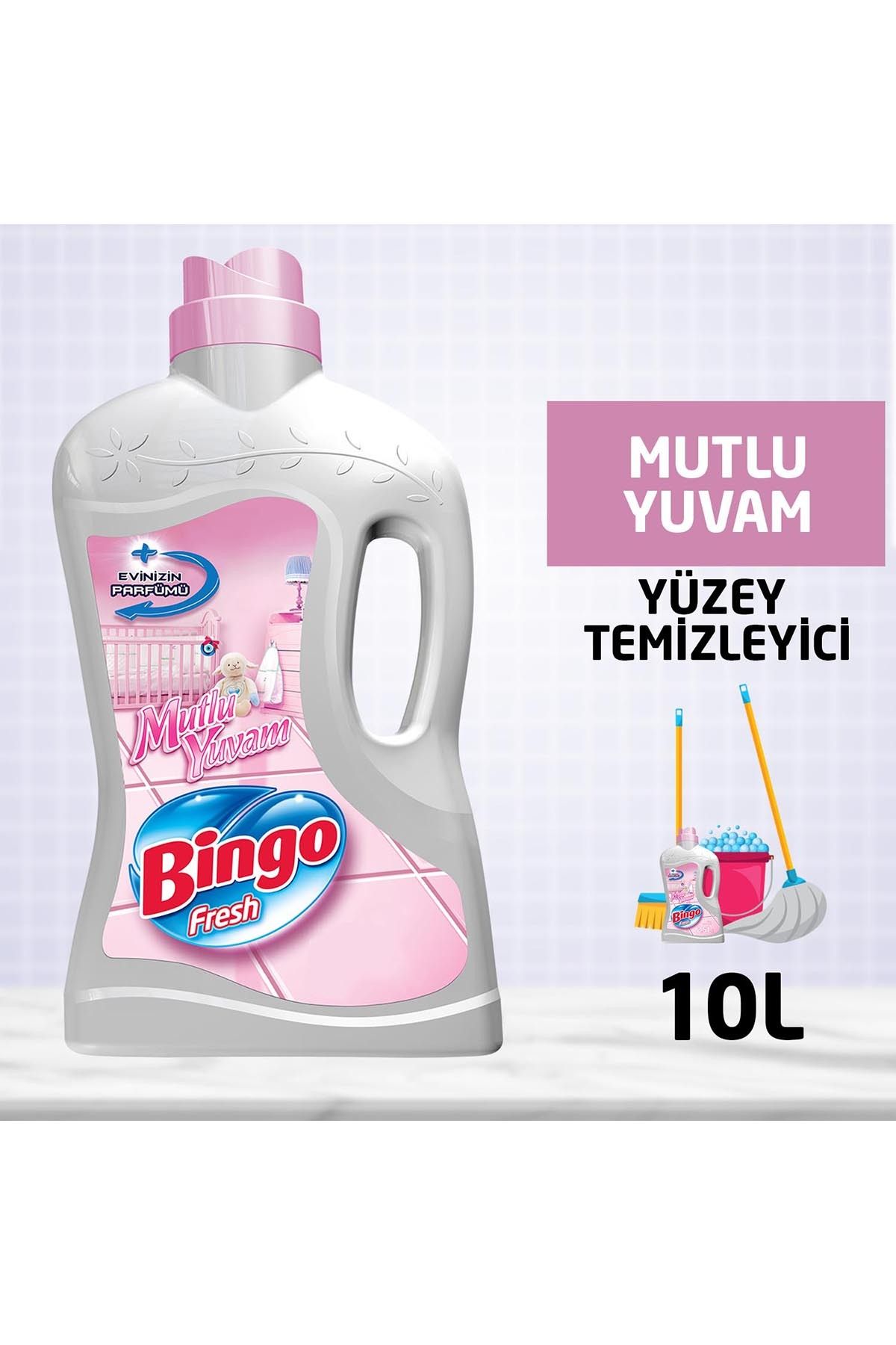 Bingo Fresh Yüzey Temizleyici 2,5 L Mutlu Yuvam 4'lü