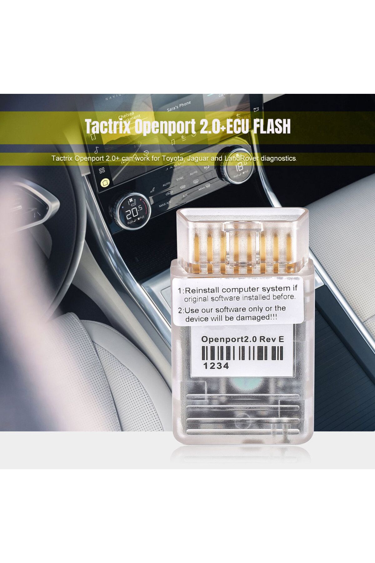 Choice-Best Tactrix Openport 2.0 ECUFLASH Auto ECU Chip Tuning Tool open port 2 0 J2534 Full Chip For Me... 3