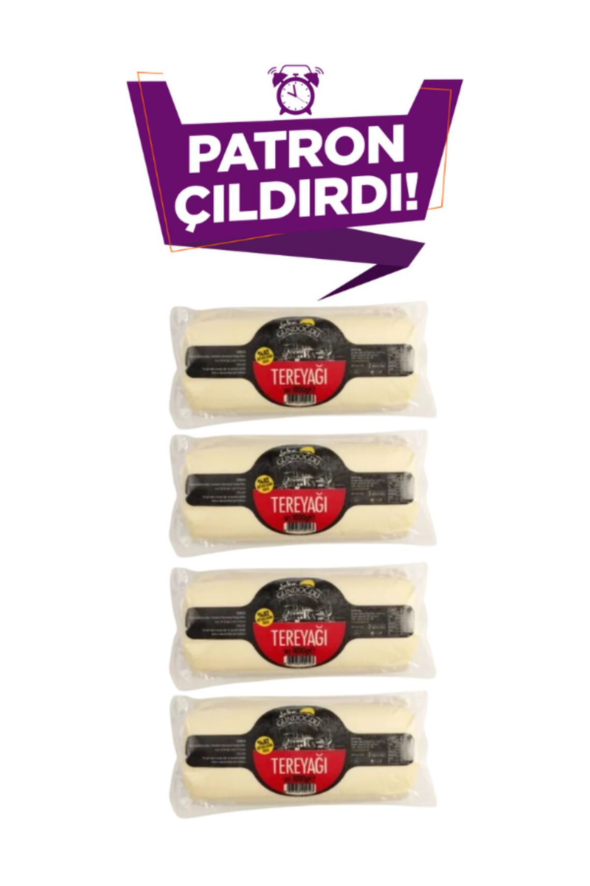 Gündoğdu Silindir Tereyağı 1000gr 4'lü