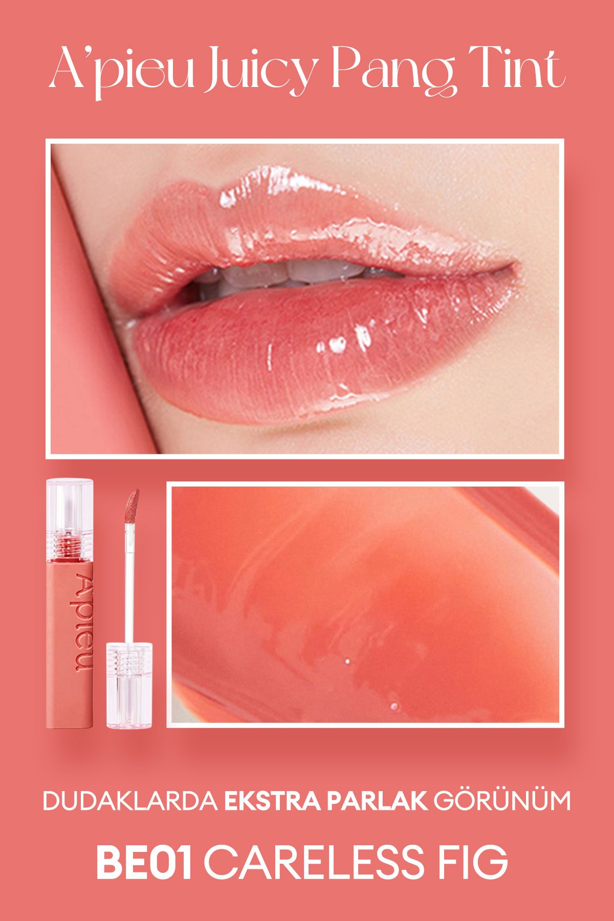 Missha Pürüzsüz Görünüm Sunan Gün Boyu Kalıcı Tint A'pıeu Juicy Pang Tint (BE01 CARELESS FİG)-2