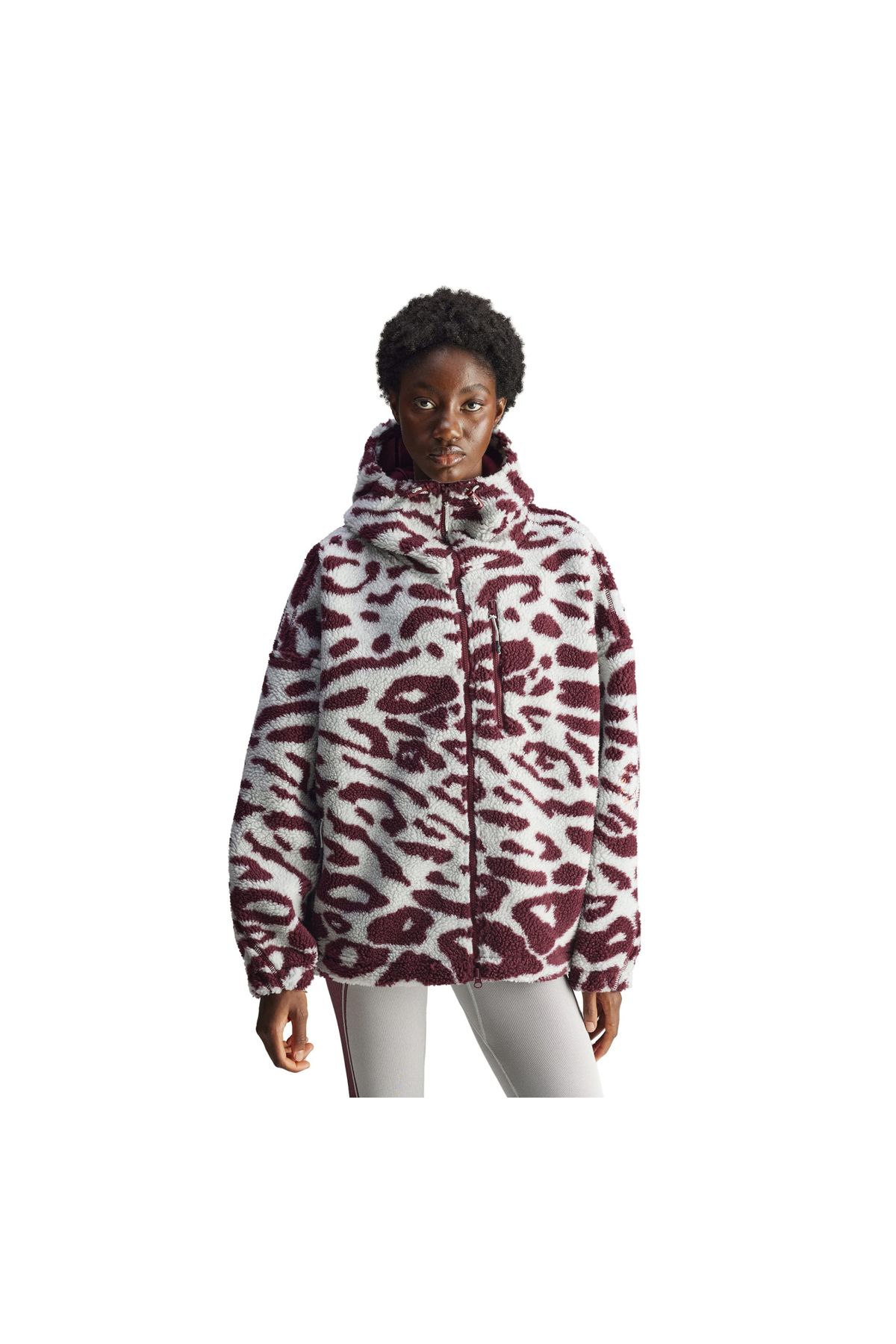 adidas-White Adidas Asmc Jaq Fleece Women's Jacket - Iw3841-K 1