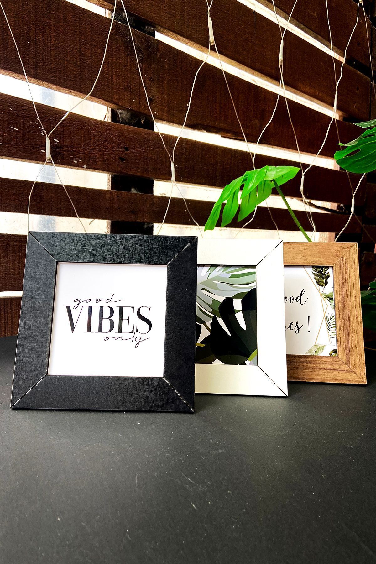 Bytwo-9 Pieces 10X10 Frame - Square Frame - Mdf White Frame - Multiple Photo Frame Set 4