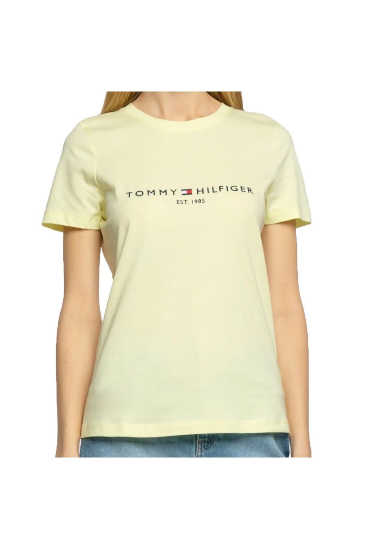 Tommy Hilfiger Sport __TommyHilfiger HERITAGE C-NK ORGANİK PAMUK T-SHIRT