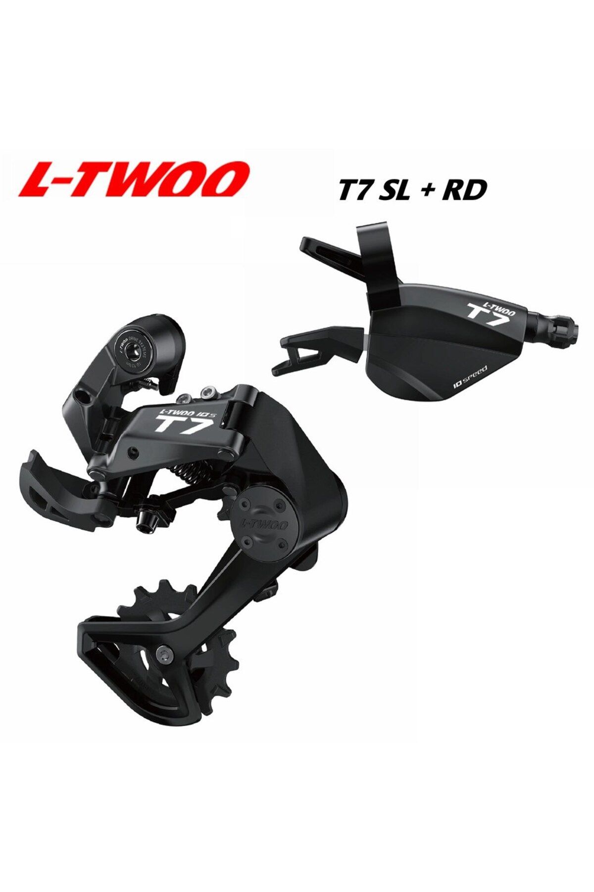 Choice-NEW! LTWOO T7 1x10 Speed Two Way Release Shifter + Stabilize Damping Rear Derailleur Cage Length ... 2