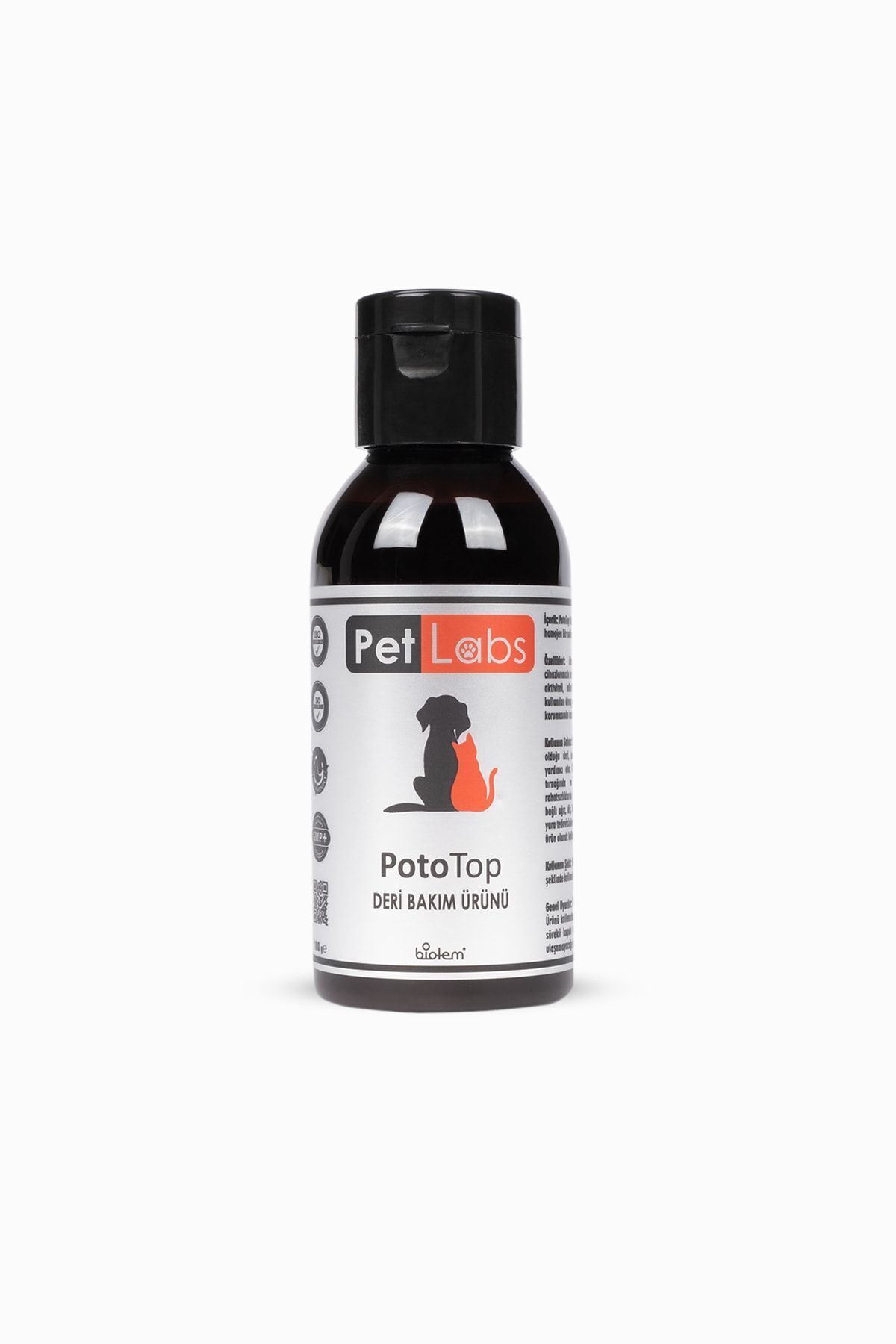 Pet Labs Poto Top 100 Ml.( Kedi Ve Köpekler Için Pati Deri Meme Göz Ve Kulak Temizlik Bakım )