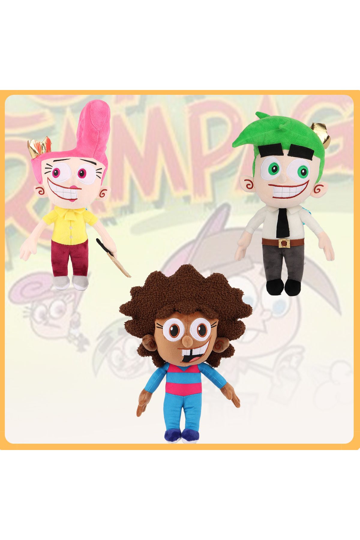 Choice-The Fairly OddParents Plush Toys Hot Anime Figure Dolls Cosmo Stuffed Toys Soft Plushies Children... 2