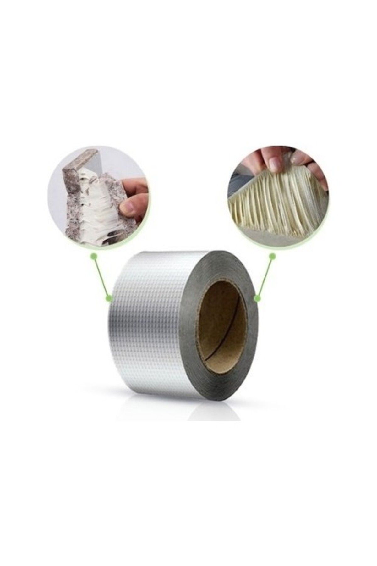 BrcDesing Gum tape Sakız Bant 48 mm x 2 metre Alüminyum Tamir Bandı (4767)