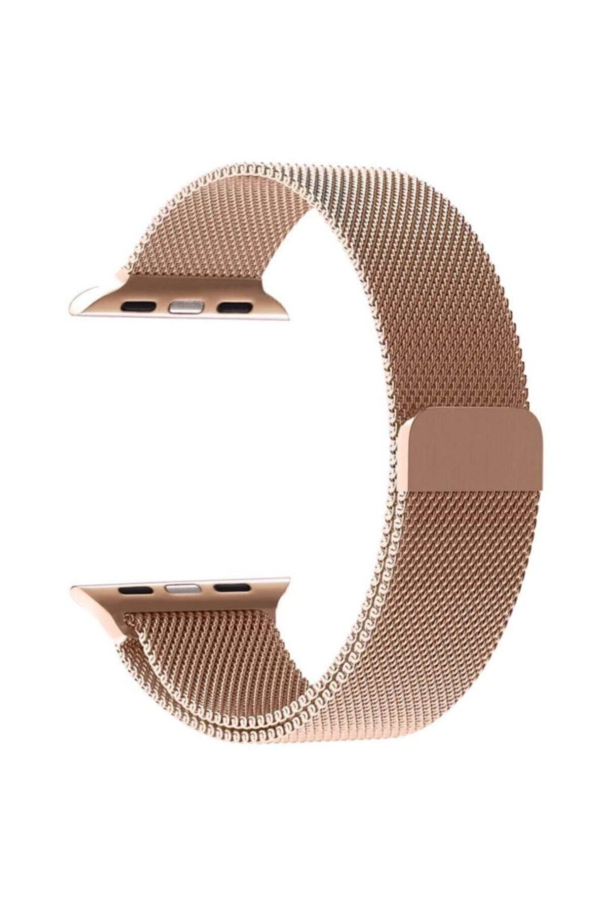 Cimricik Apple Watch Uyumlu 42/ 44/45/ 49mm 1/2/3/4/5/6/se/7/8/9ultra-ultra2 Kordon Metal Loop Kordon