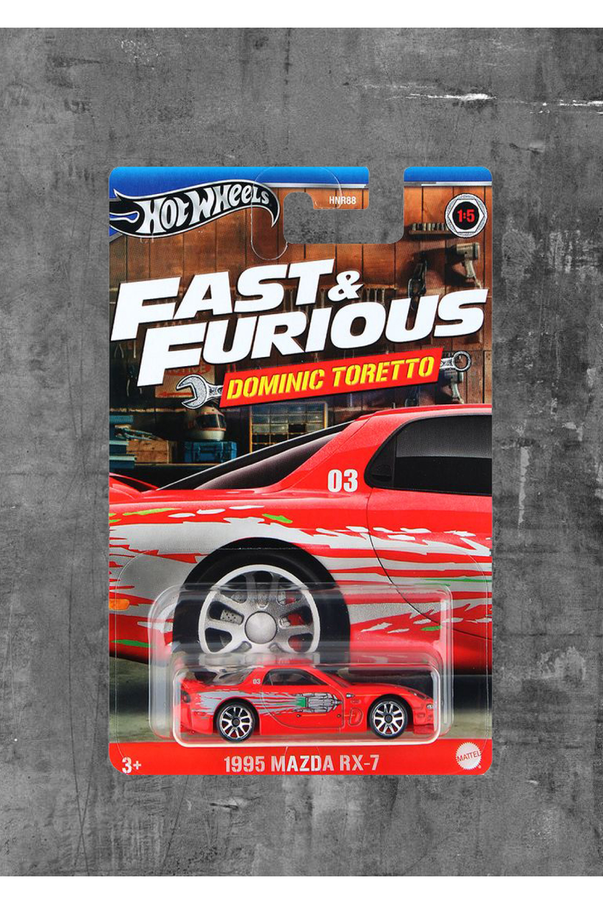ミニカー HotWHeeLs FAST&d FURIOUS ORIGINAL FAST HOT WHEELS Fast And Furious Dominic Toretto 1995 Mazda RX-7
