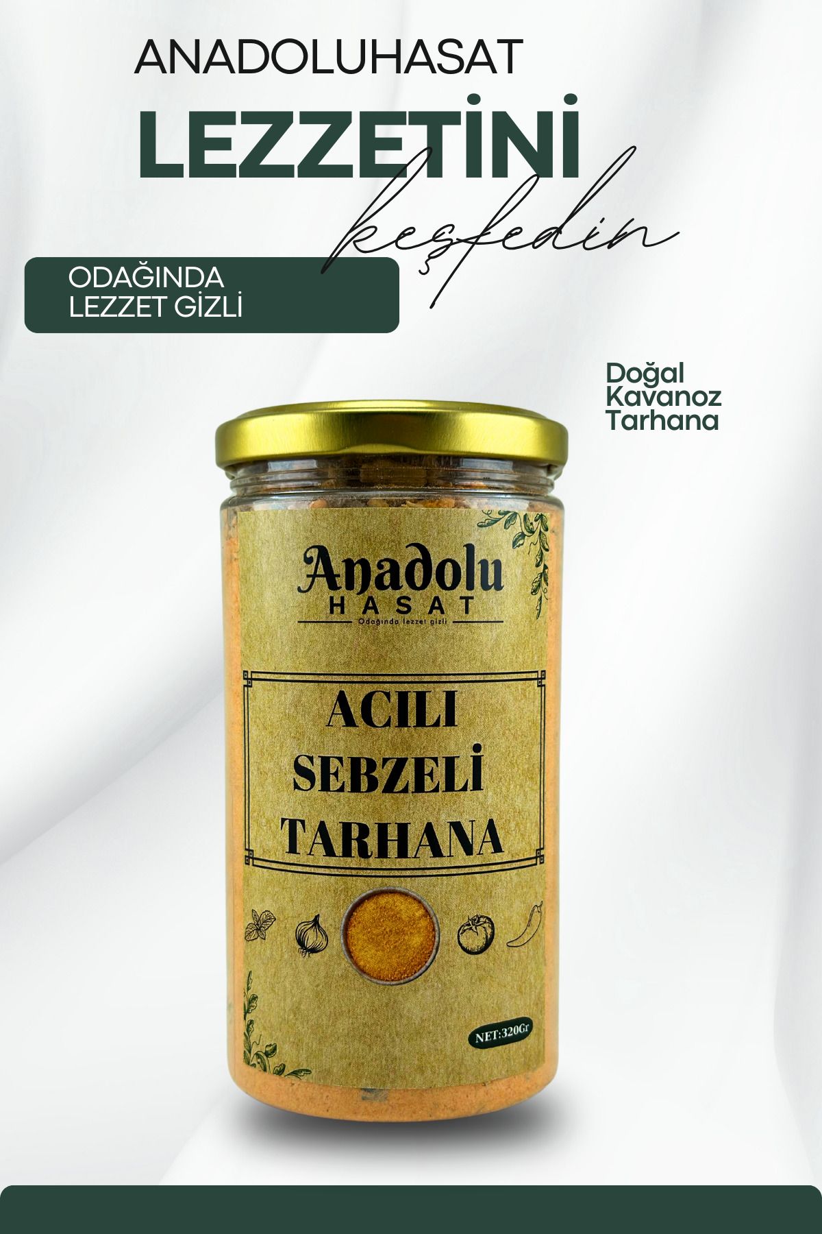 ANADOLU HASAT Acılı Sebzeli Tarhana 320Gr