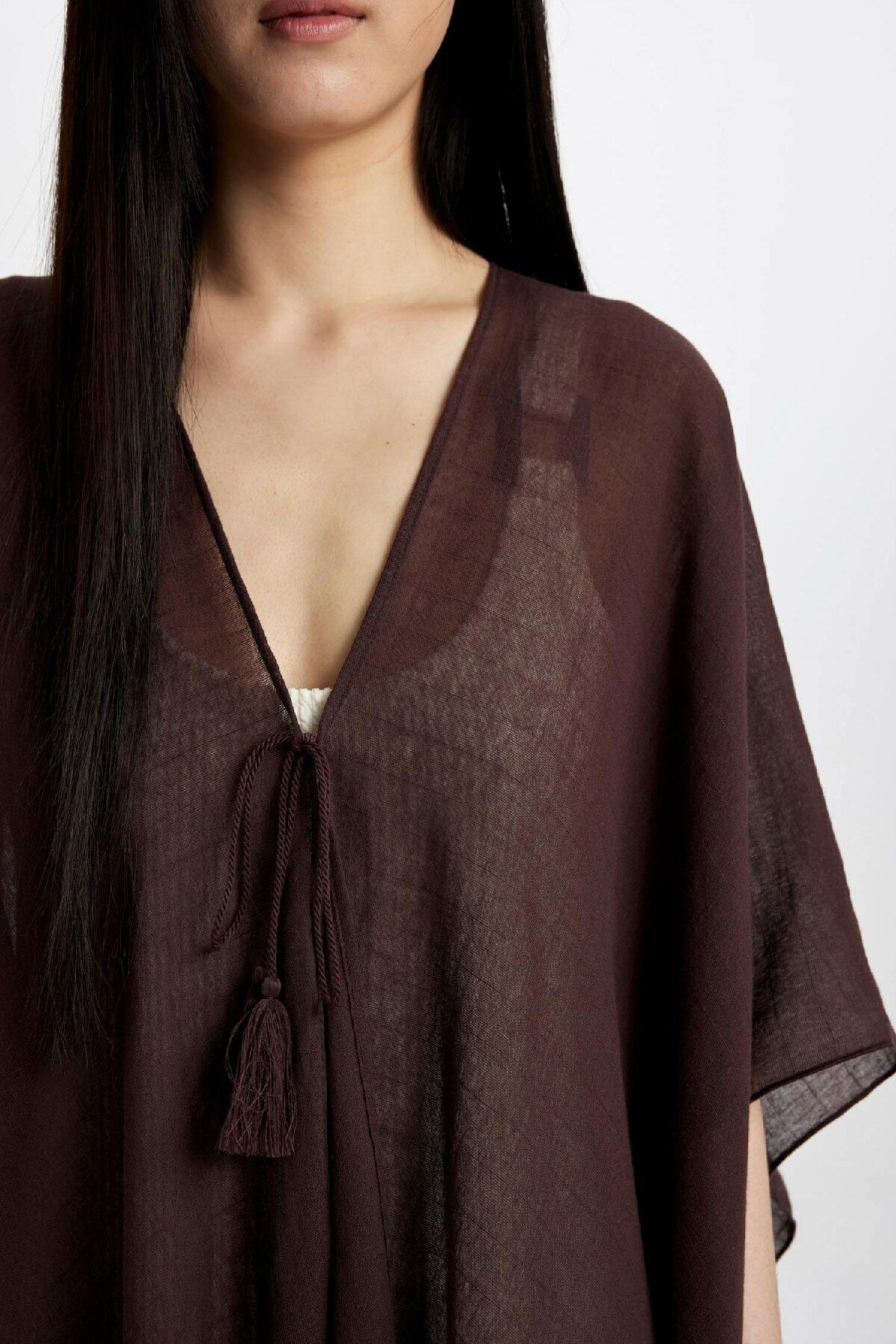 DeFacto-Regular Fit Bavlněné kimono-fall In Love Z0696az24sm 5