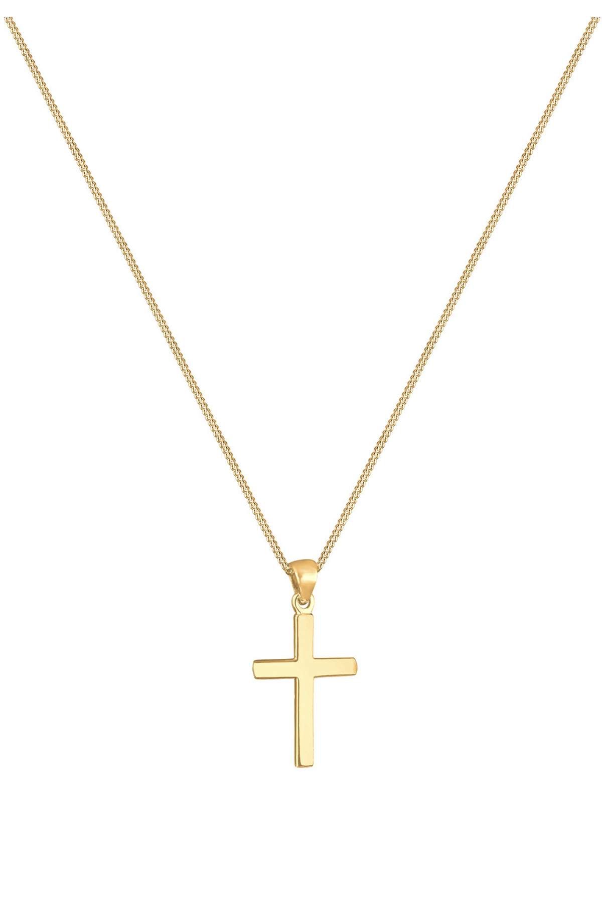 ELLI-Halskette Damen Kreuz Symbol Basic in 925 Sterling Silber 2