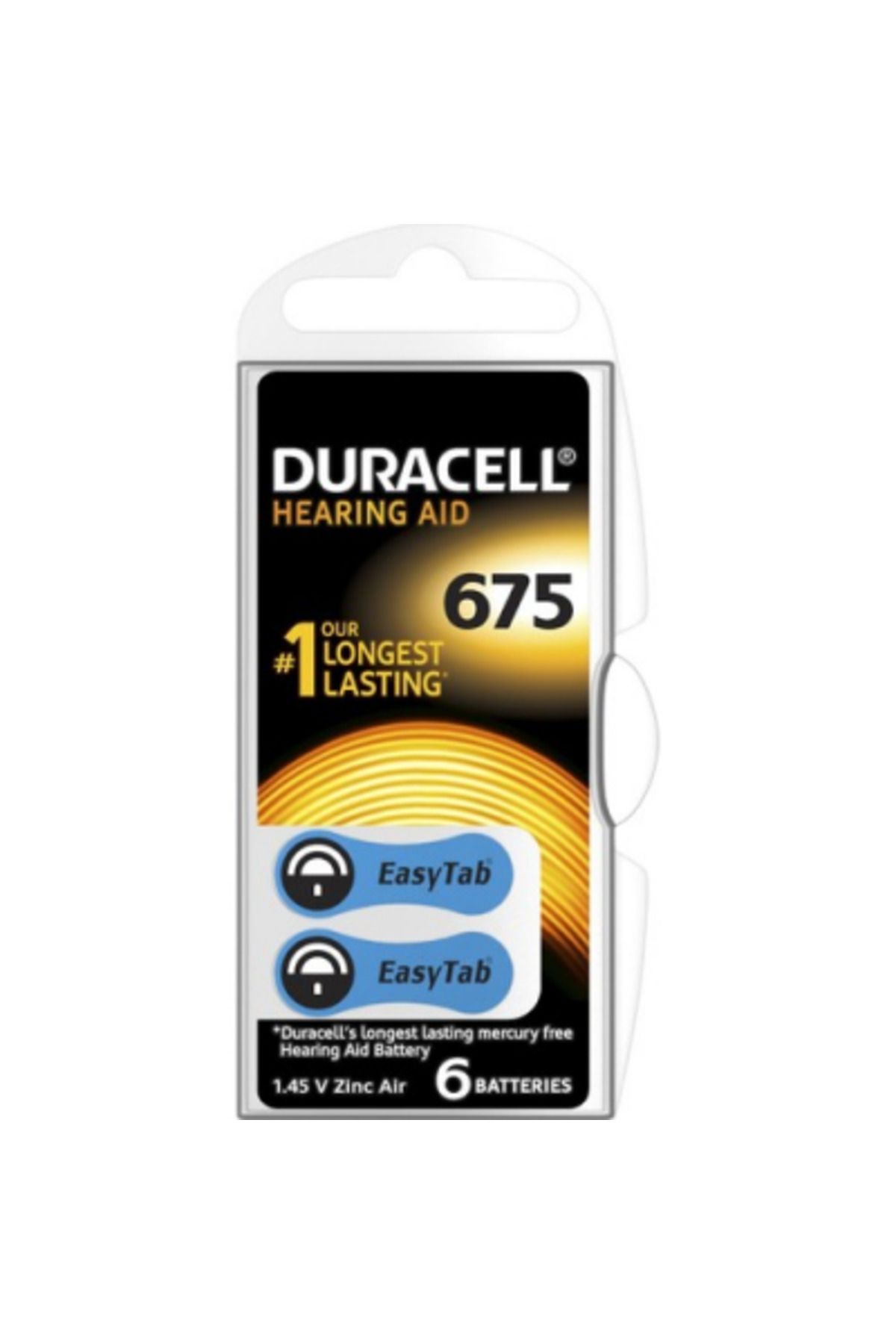 feifei DURACELL 675 İŞİTME CİHAZ KULAK PİLİ 6 PARÇA 1 KUTU (4767) - AYS9690-7513