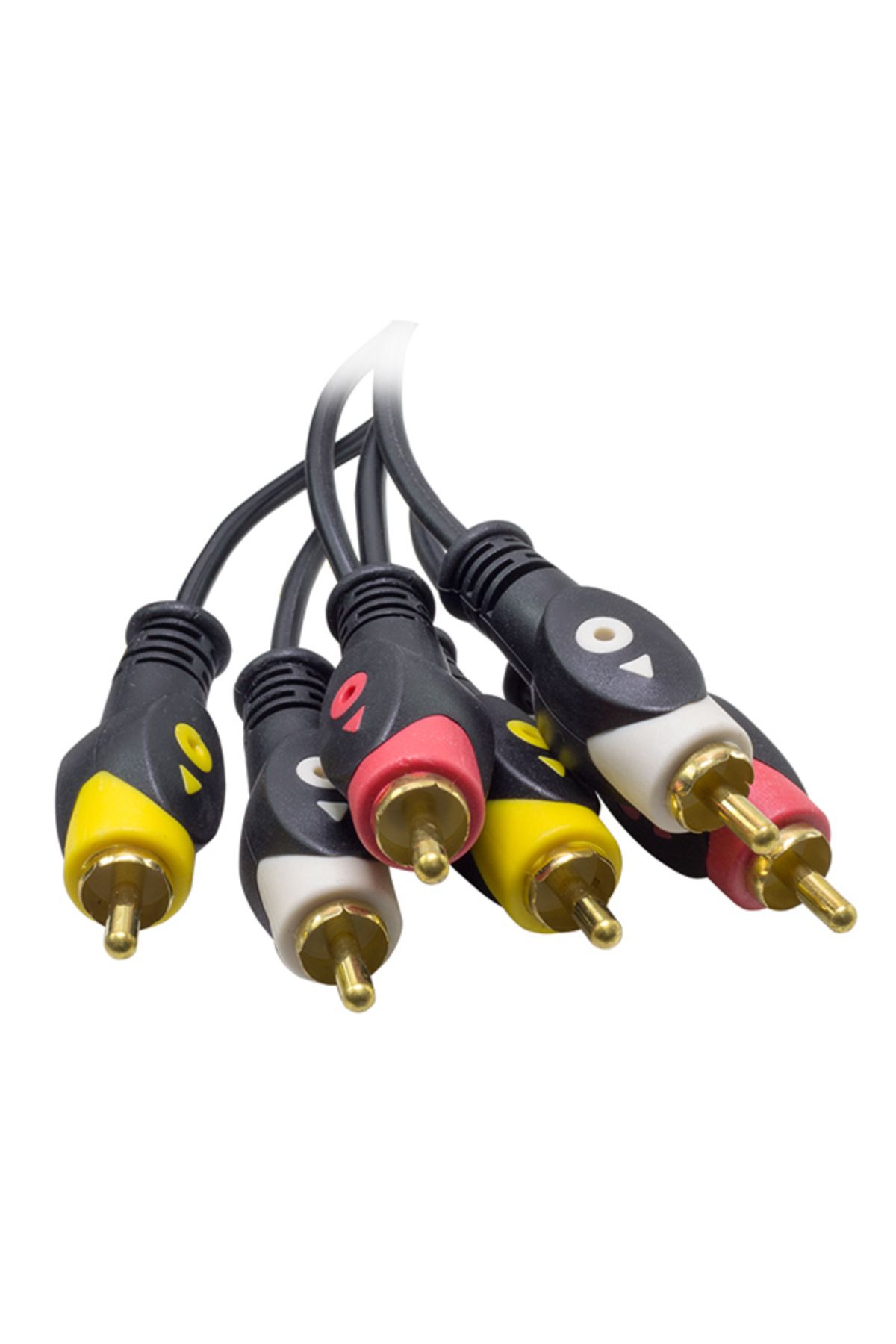 ZORROKİN 3 RCA + 3 RCA 3 METRE KABLO 1.KALİTE (4767) - ECK1350-6932