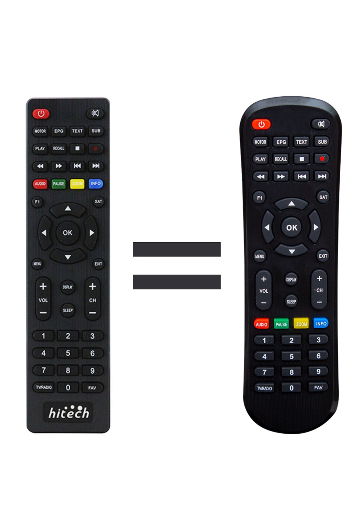 OEM HITECH KORAX MINI HD UYDU KUMANDA (16936=13266) (4767) - MLN3544-6471