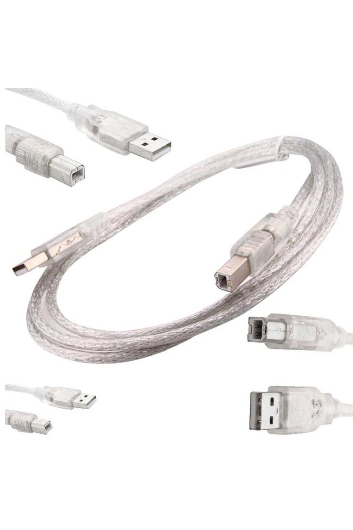 ChenSea USB YAZICI KABLOSU 1.5 METRE 2.0V ŞEFFAF (4767) - AGT5186-6990