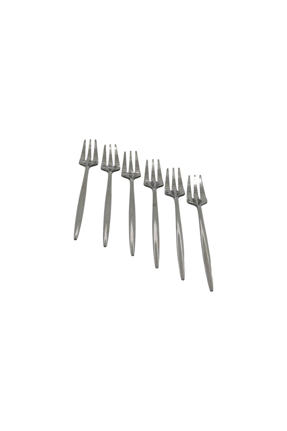 feifei 6PCS METAL TATLI ÇATAL (4767) - AYS1888-4387