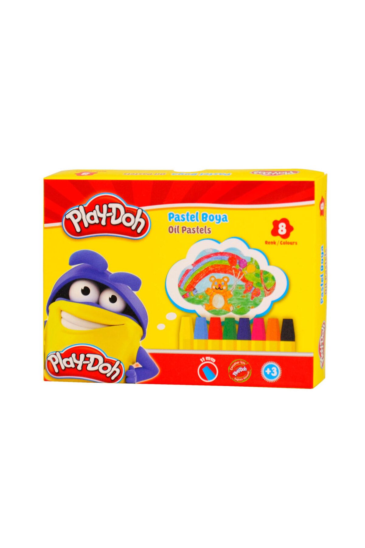 Play Doh-طلاء باستيل بلاي دوه - طقم 8 ألوان Pa001 1