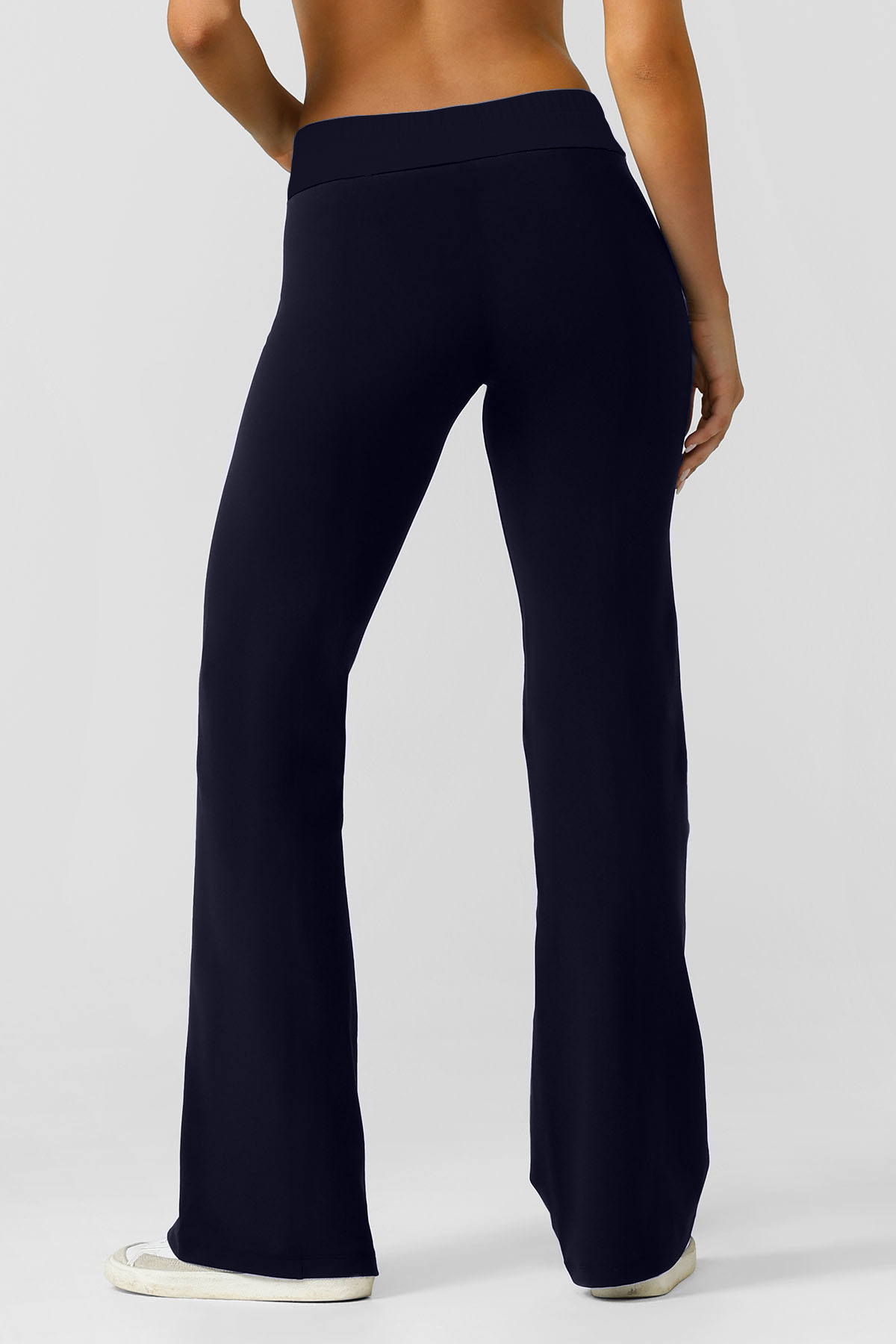 bilcee-Women's Noisy Navy Taki High Waist Flare Pants and Sweatpants 4