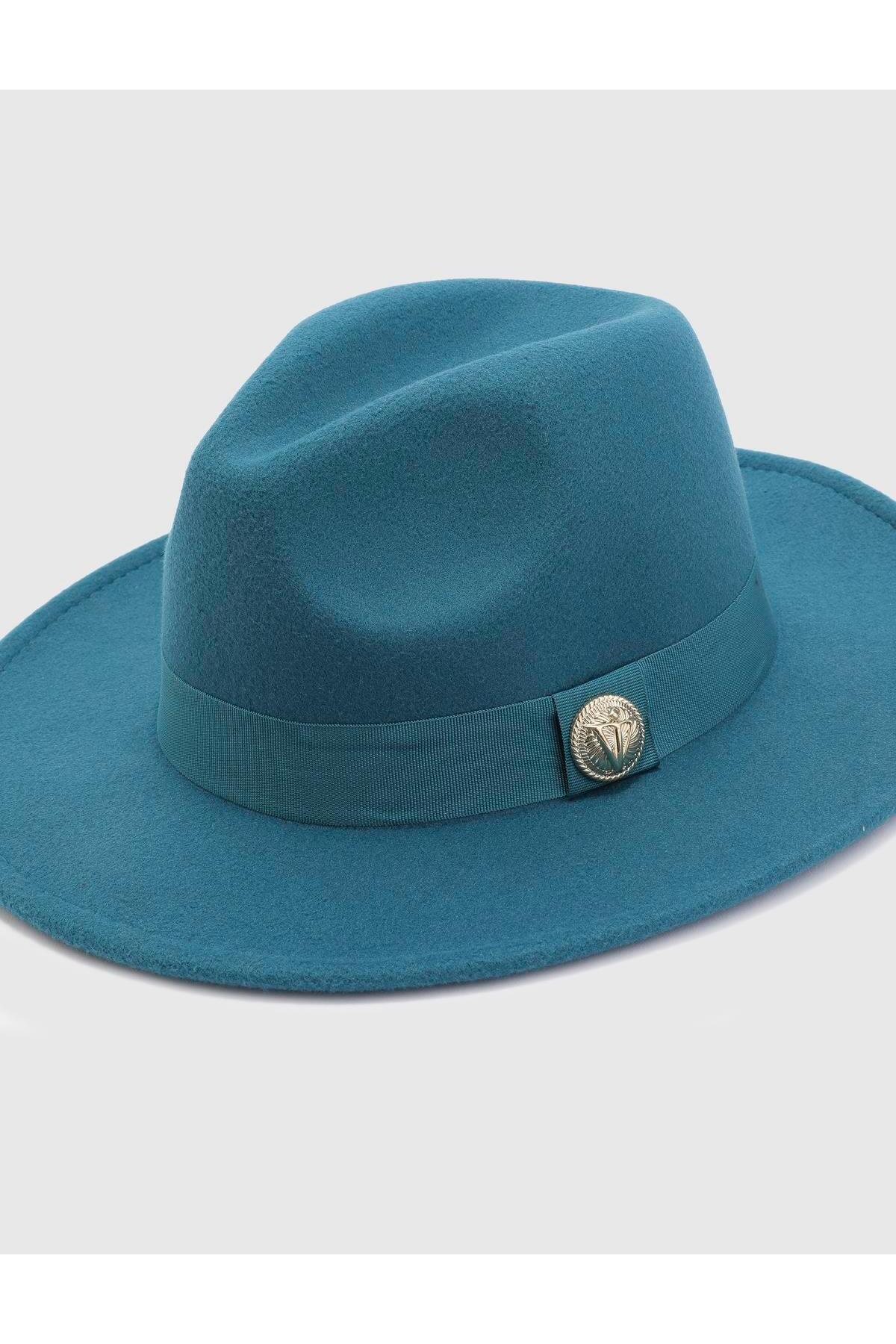 İLVİ-Turquoise Colored Minako Women's Cap 2