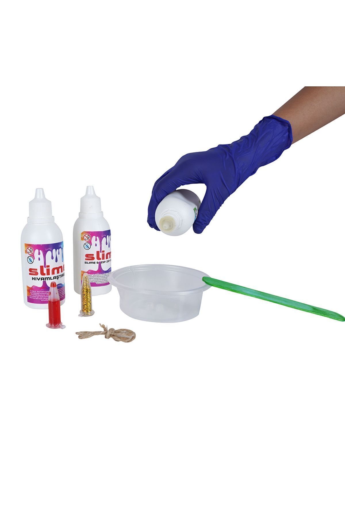 EspriToys-Slime Experiment Set And Uv Beam Bracelet Box Game - Fun Science Experiments 5