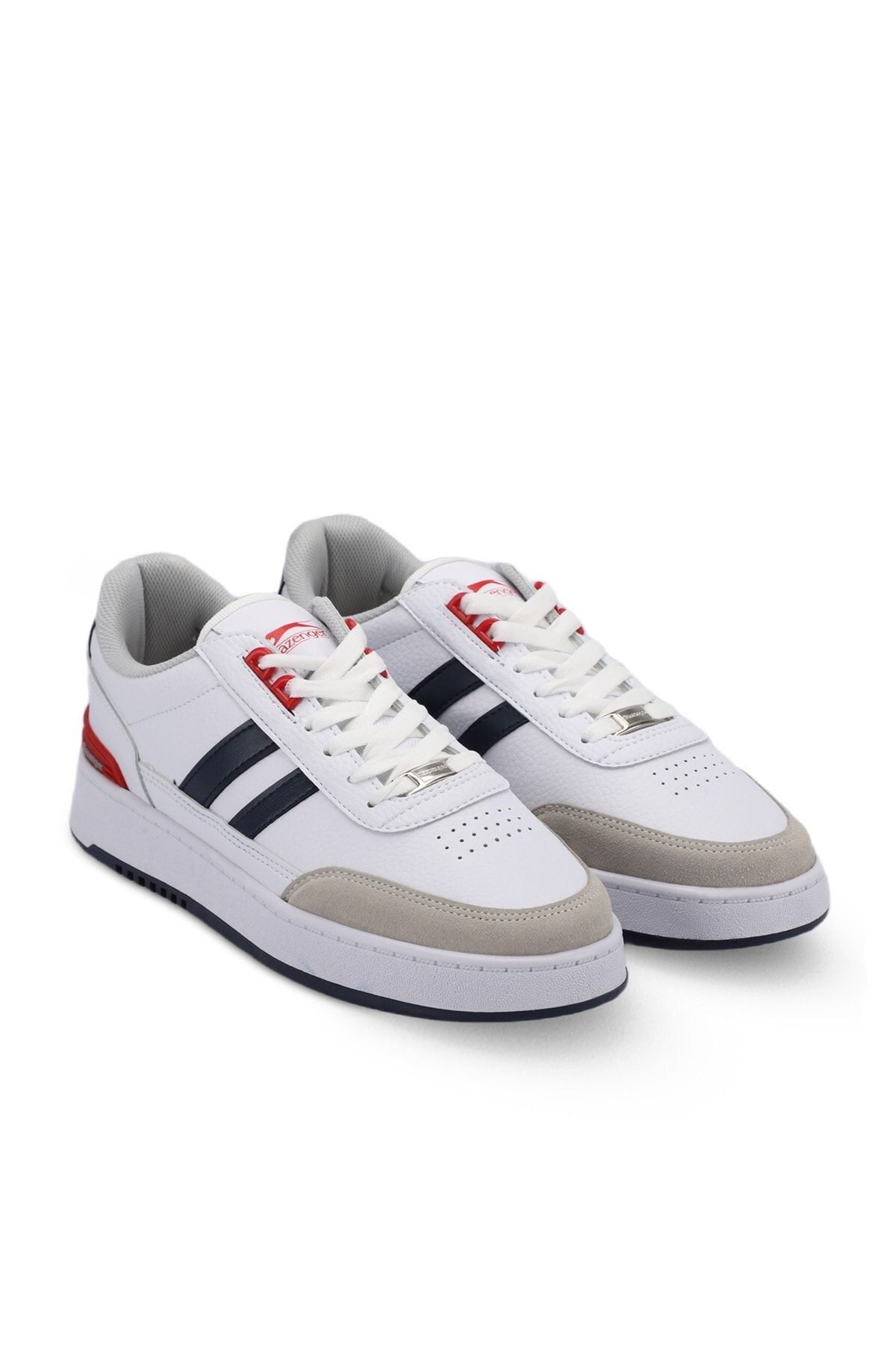 Slazenger Comfort Taban Bağcıklı Günlük Sneaker Beyaz-Lacivert Kadın Spor Ayakkabı