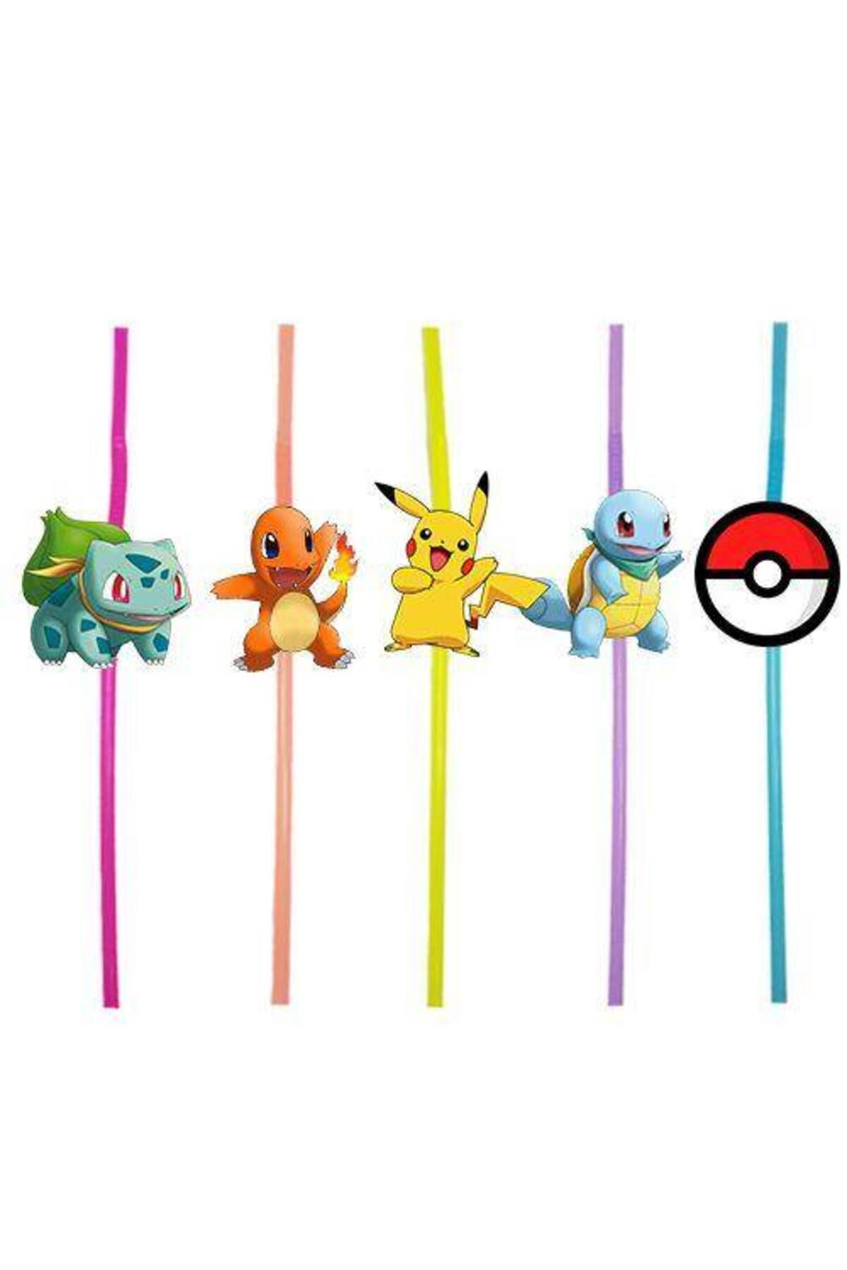 Parti Dükkanım Pokemon Artistik Pipet (10 Adet)