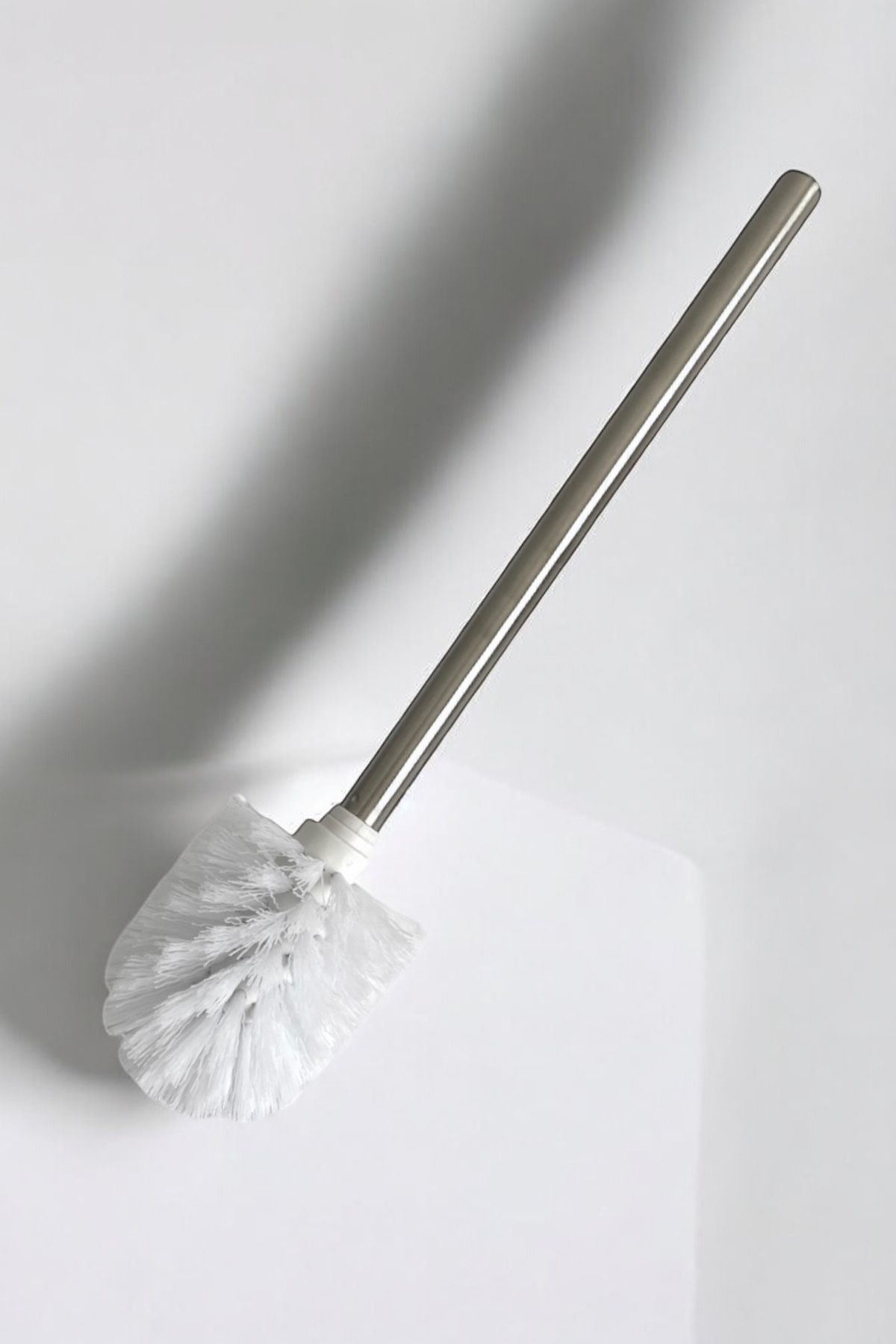 Dore Voir-Stainless and Non-Tarnish Steel Replacement Toilet Brush - Height 36 cm White 1