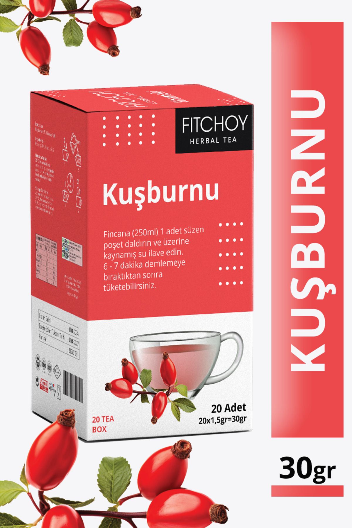 Fitchoy Kuşburnu Çayı 20 Adet