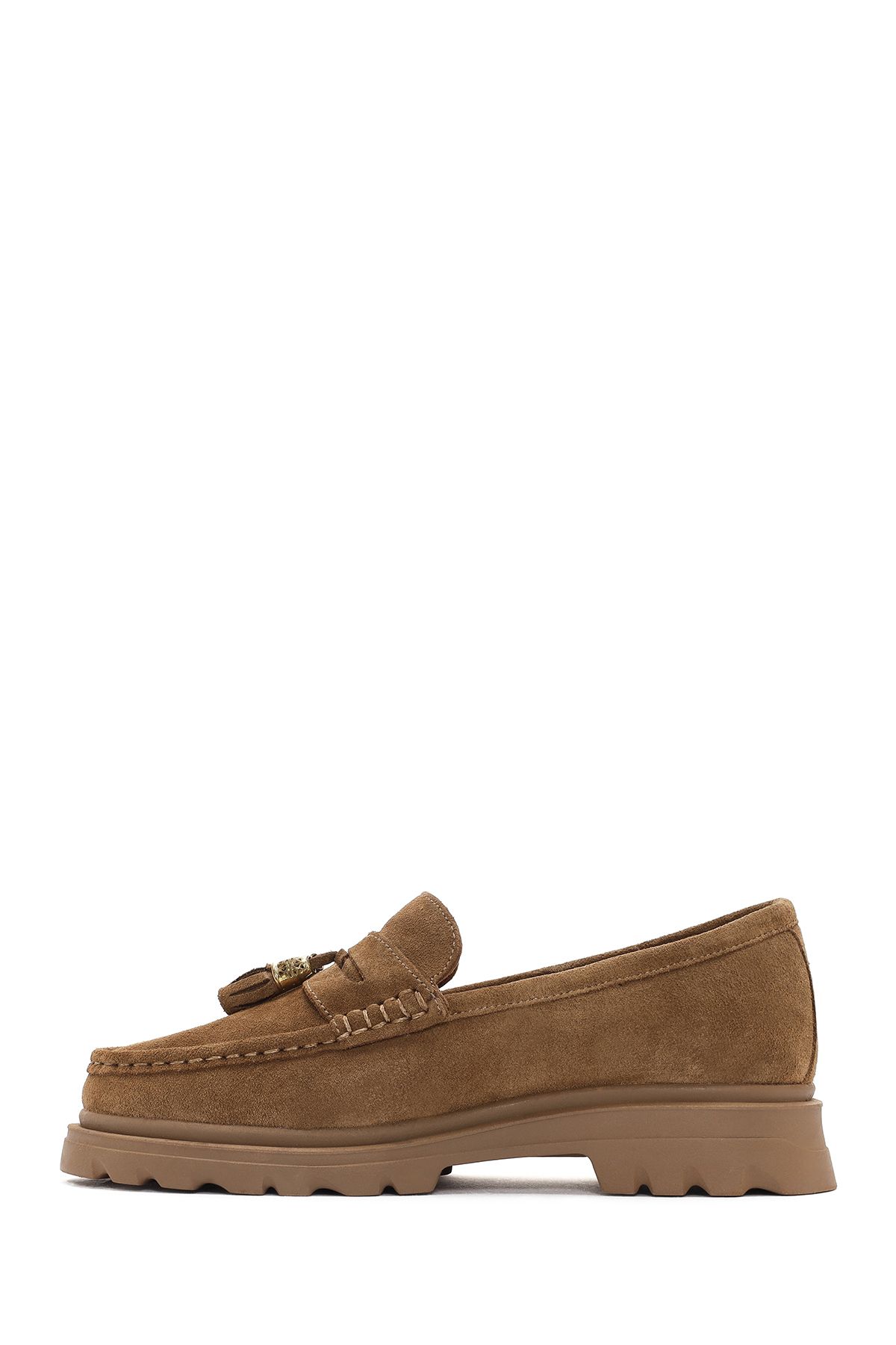 لوفر چند رنگ زنانه Taba چرمی Loafer 24SFD420110 Derimod