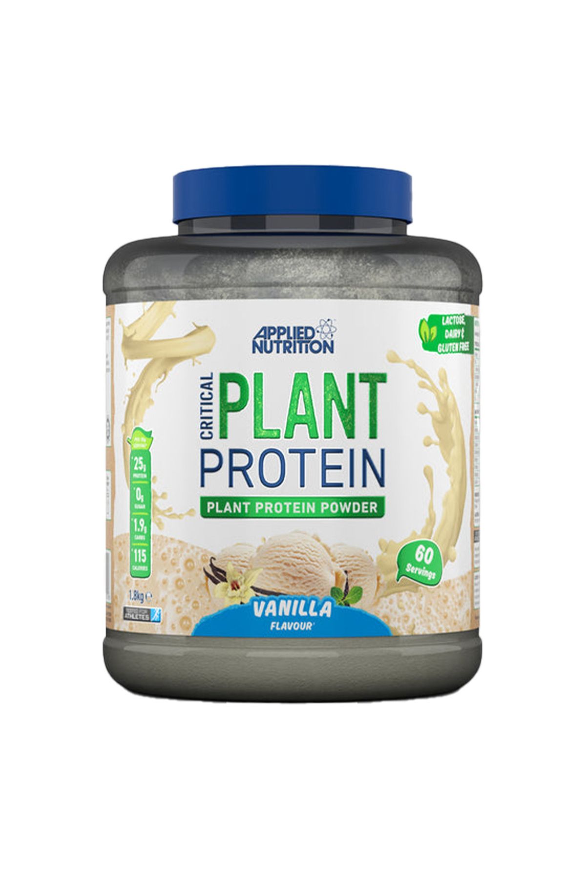 applied nutrition-Critical Plant Protein, Vanilla, 1.8 Kg 1