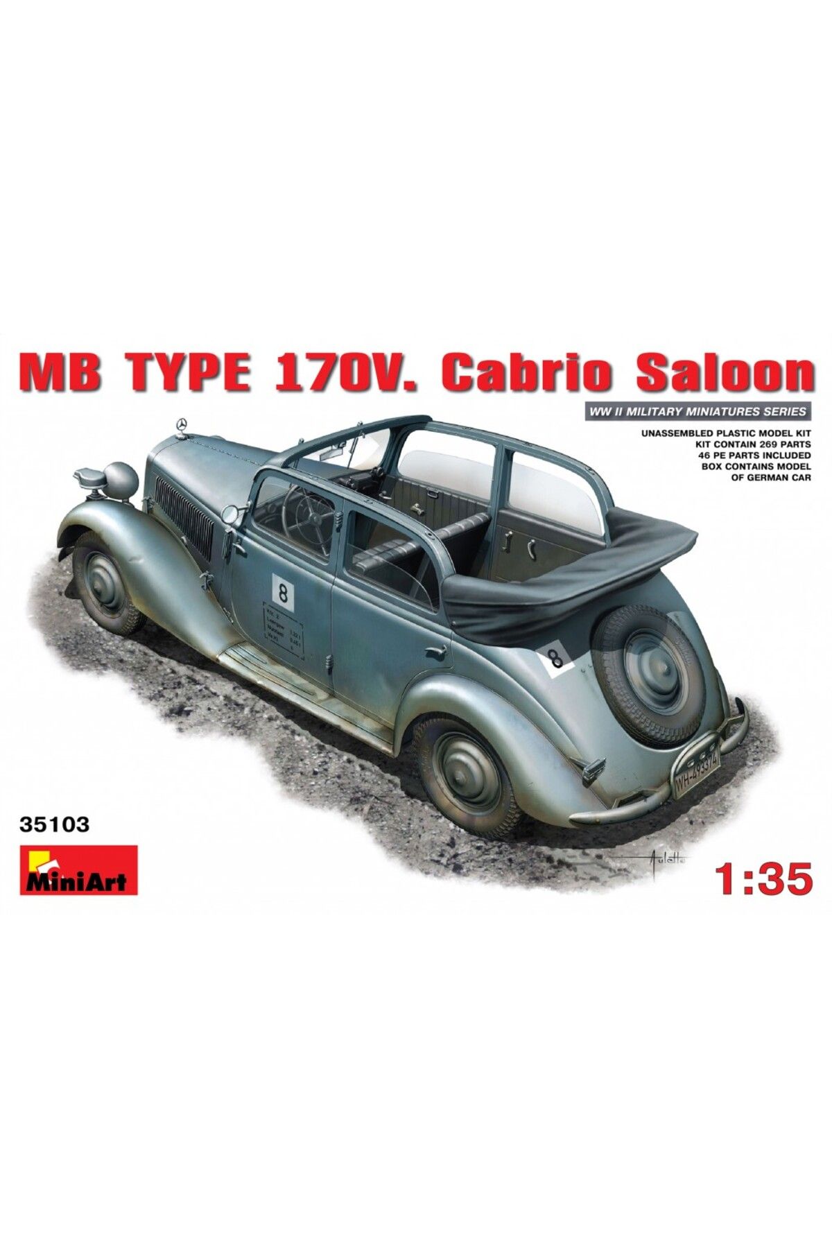 ماکت مردانه و زنانه BENZ TYPE 170V اورجینال MiniArt