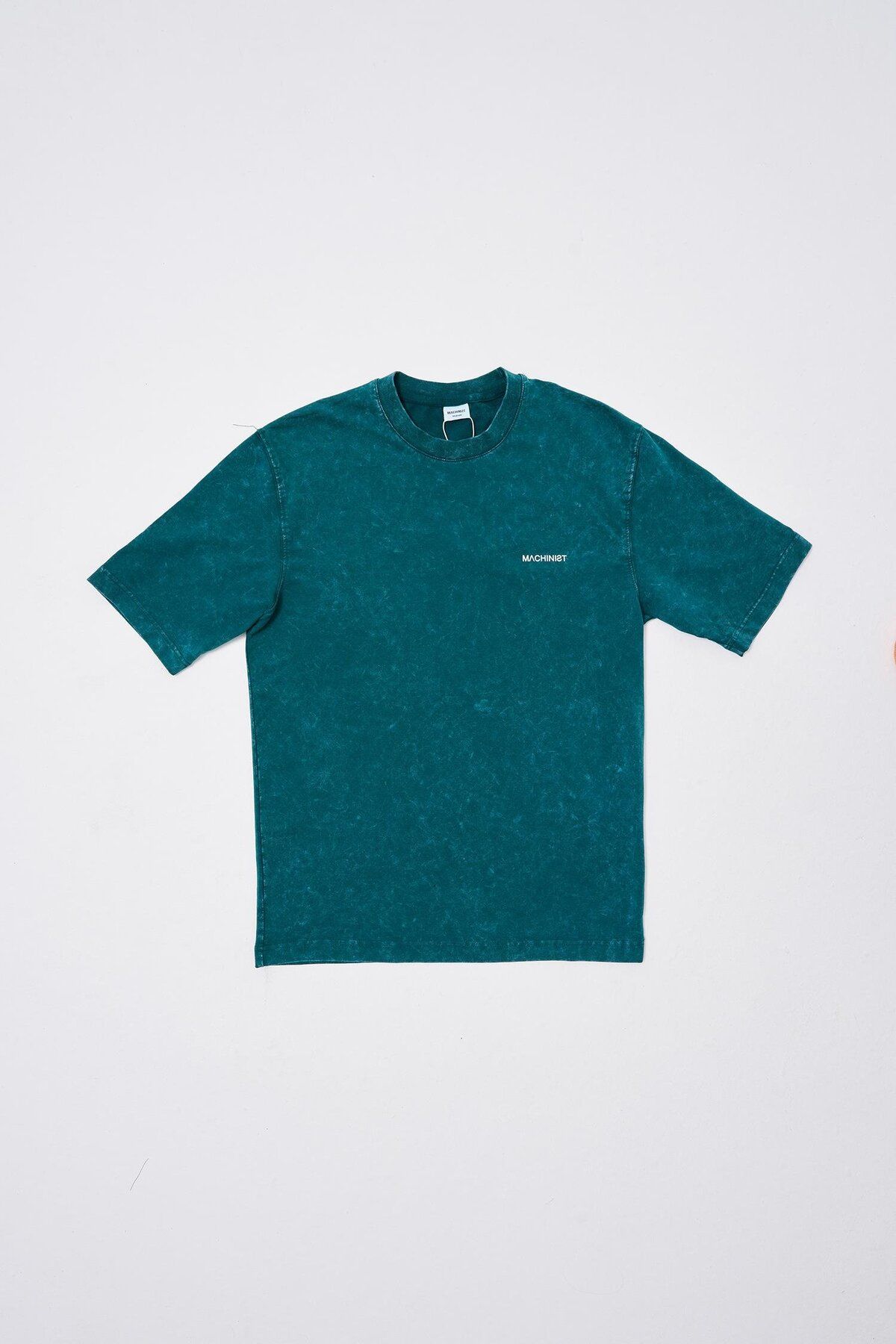 Machinist-Ανδρικό μπλουζάκι Basic Washed Relaxed Dark Green 5