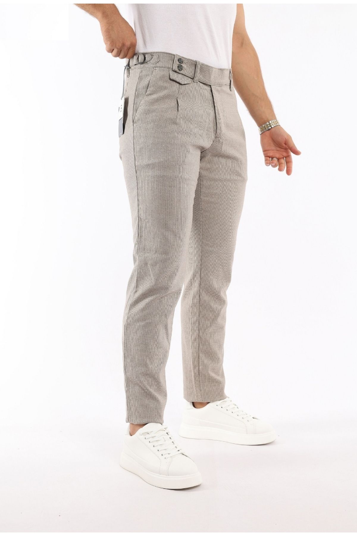 Brango-Beige Chino Trousers 1