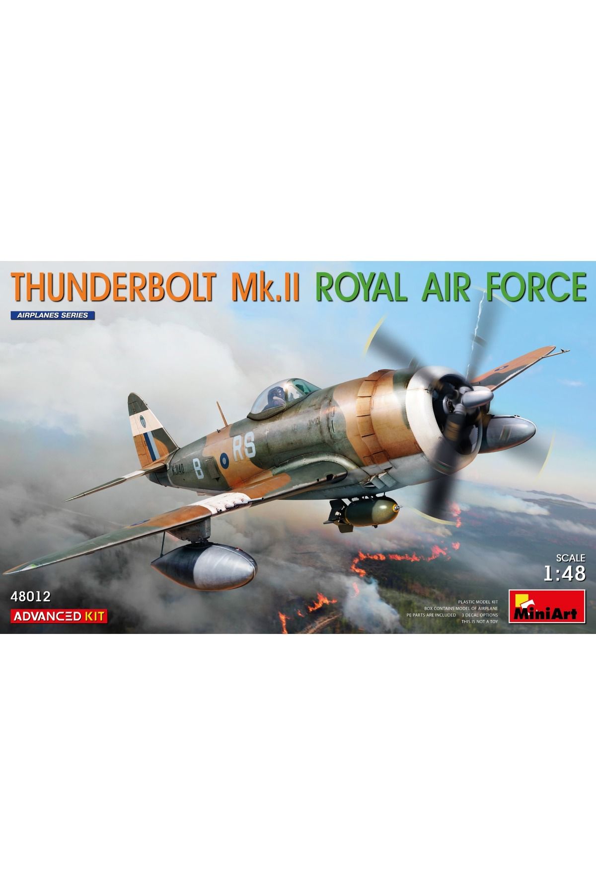 MiniArt-48012 1:35 Thunderbolt Mk. Ii - Royal Air Force Advanced Kit 1