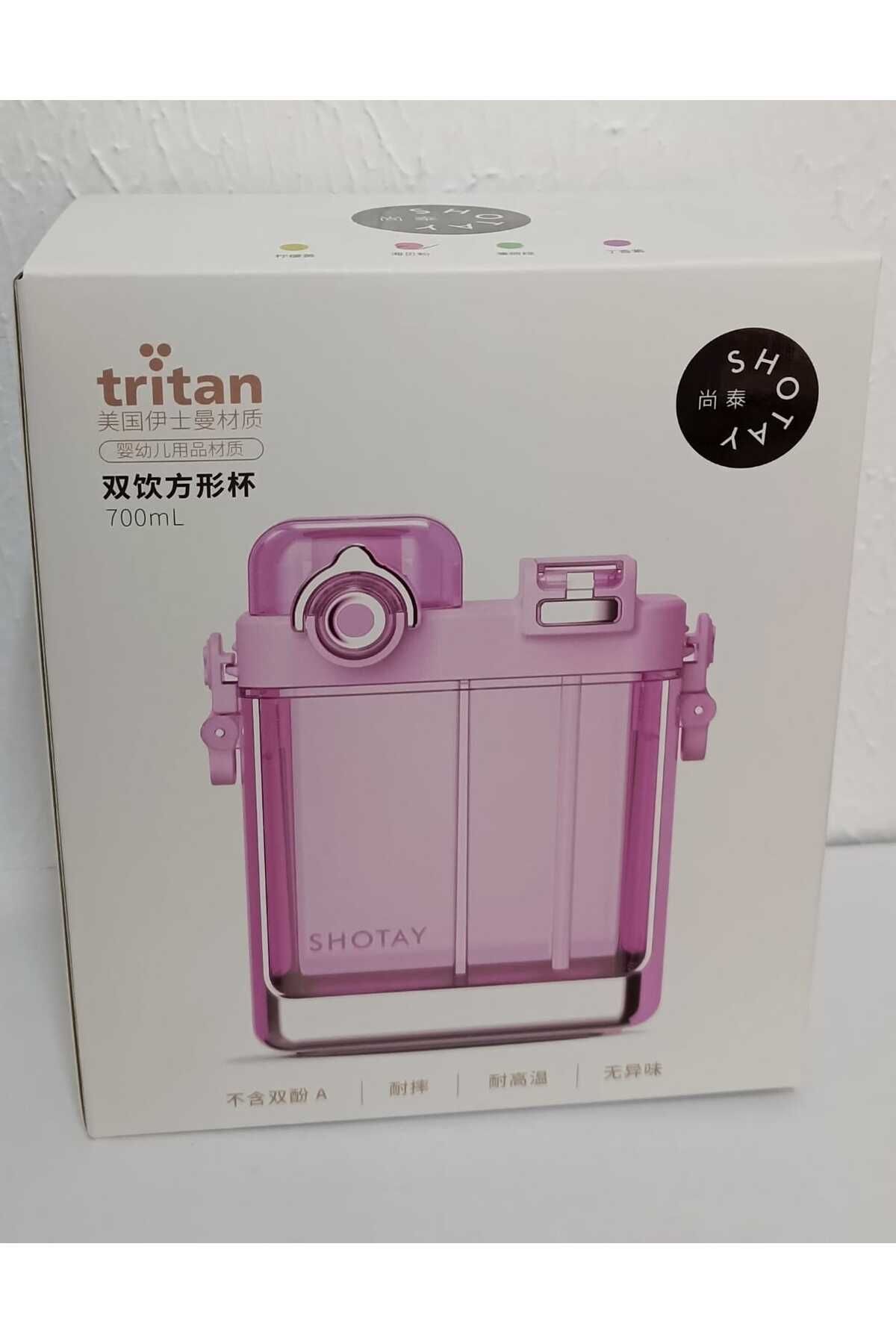 Shotay-Bpa Free Tritan Double Eyed Flask 700 ml 1