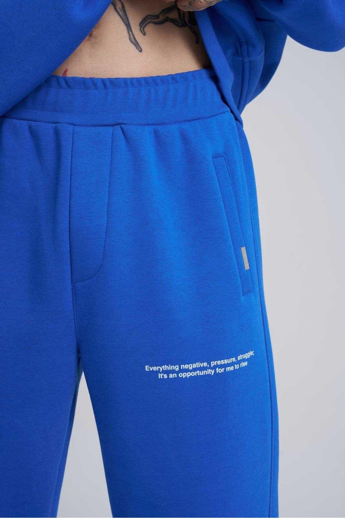 Machinist-Ανδρικά Follow Your Printed Oversize Saks Sweatpants 5